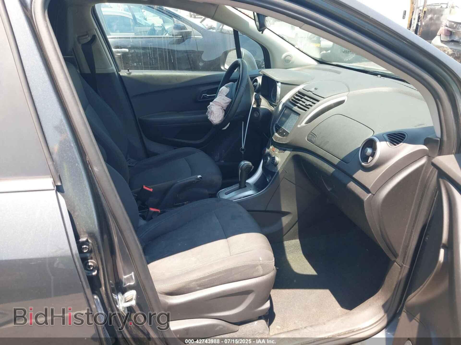 2016 CHEVROLET TRAX - VIN: 3GNCJLSB1GL218642 - Фото 5