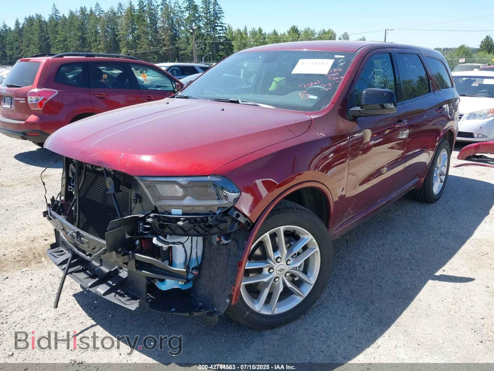 2025 DODGE DURANGO - VIN: 1C4RDJDG3SC538170 - Фото 2