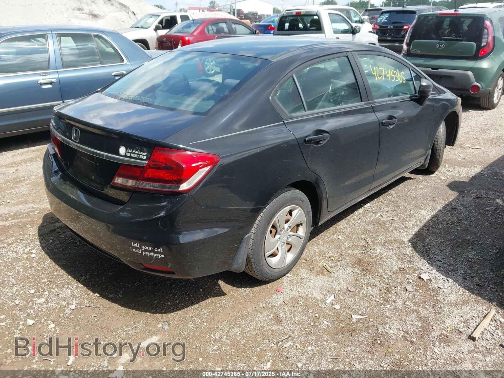 2015 HONDA CIVIC - VIN: 19XFB2F58FE090906 - Фото 4