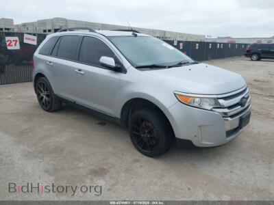 2013 Ford EDGE SEL, серебристый — VIN 2FMDK3JC7DBC73930, IAAI