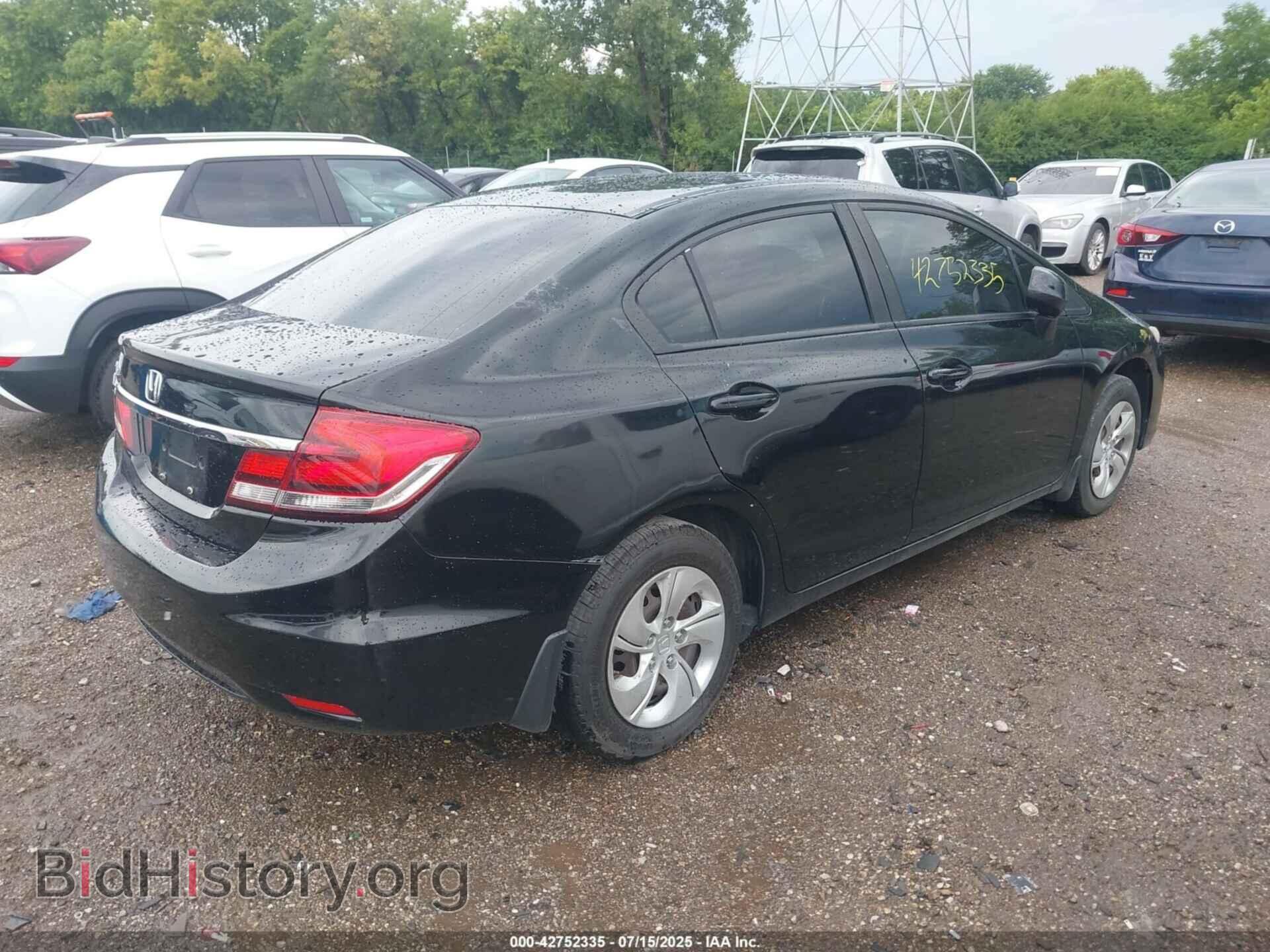 2013 HONDA CIVIC - VIN: 19XFB2F59DE025463 - Фото 4