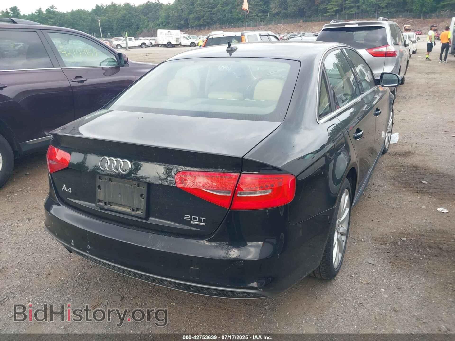 2014 AUDI A4 - VIN: WAUBFAFL2EA093424 - Photo 4