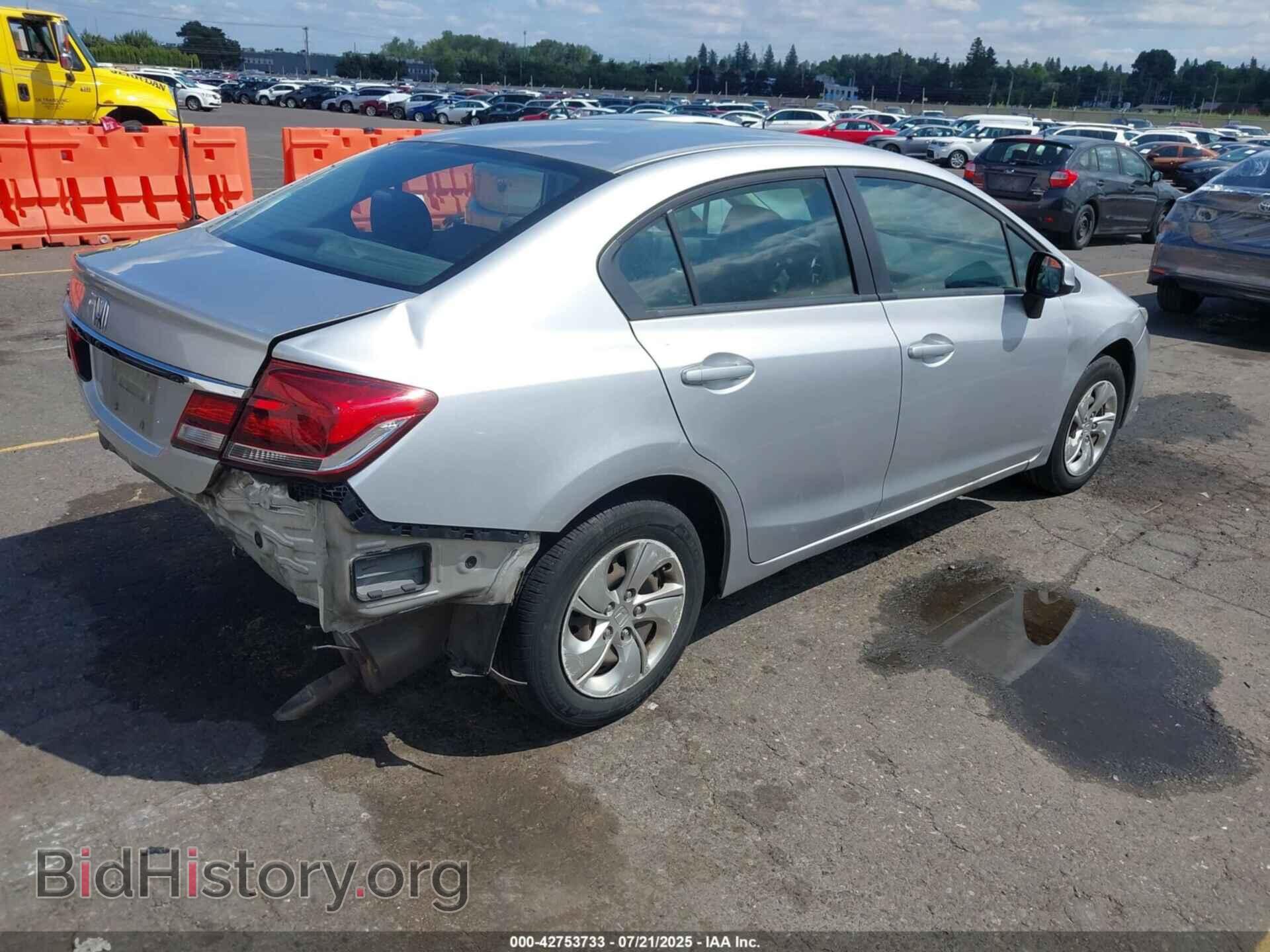 2013 HONDA CIVIC - VIN: 19XFB2F57DE253199 - Фото 4