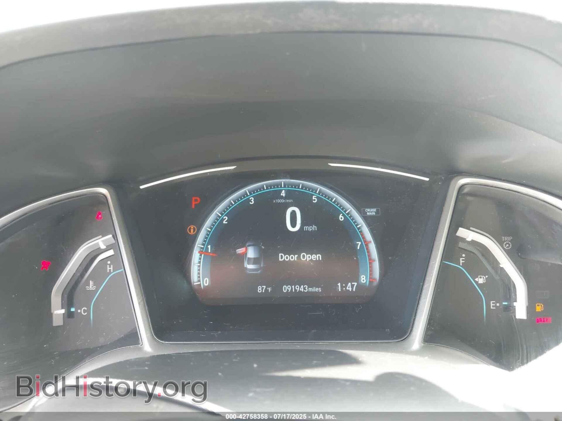 2017 HONDA CIVIC - VIN: 19XFC2F74HE207401 - Фото 7