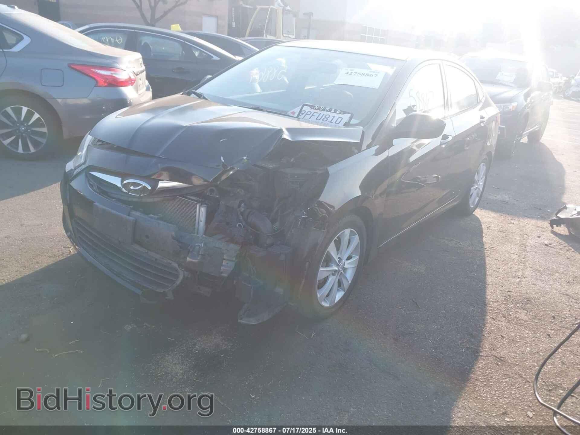 2012 HYUNDAI ACCENT - VIN: KMHCU4AE2CU058574 - Фото 2