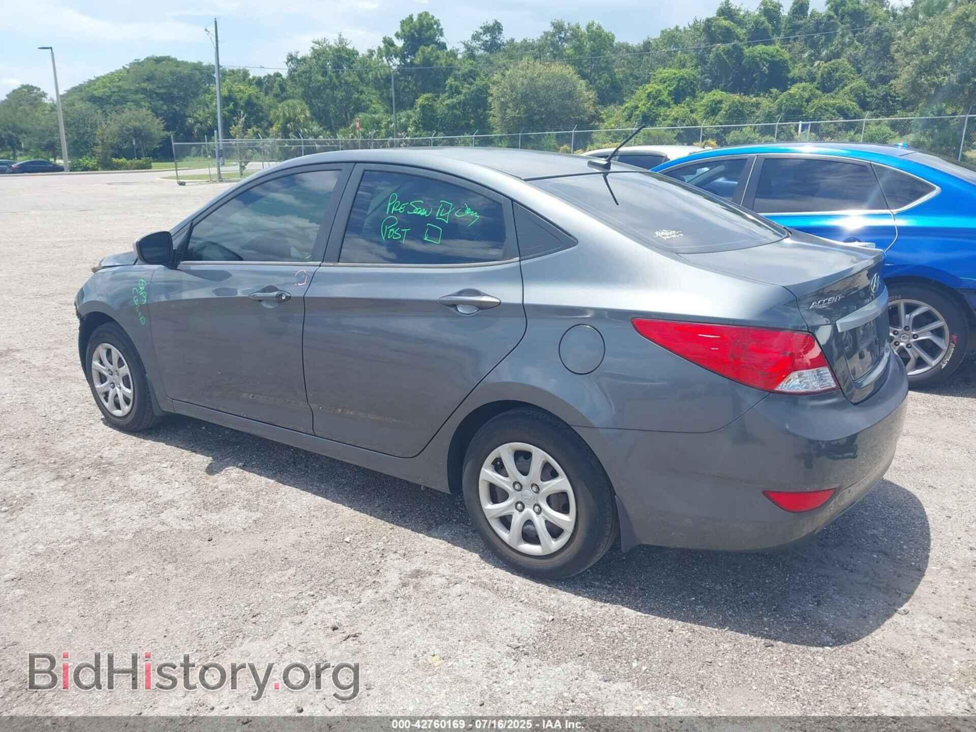 2012 HYUNDAI ACCENT - VIN: KMHCT4AE2CU215068 - Фото 3