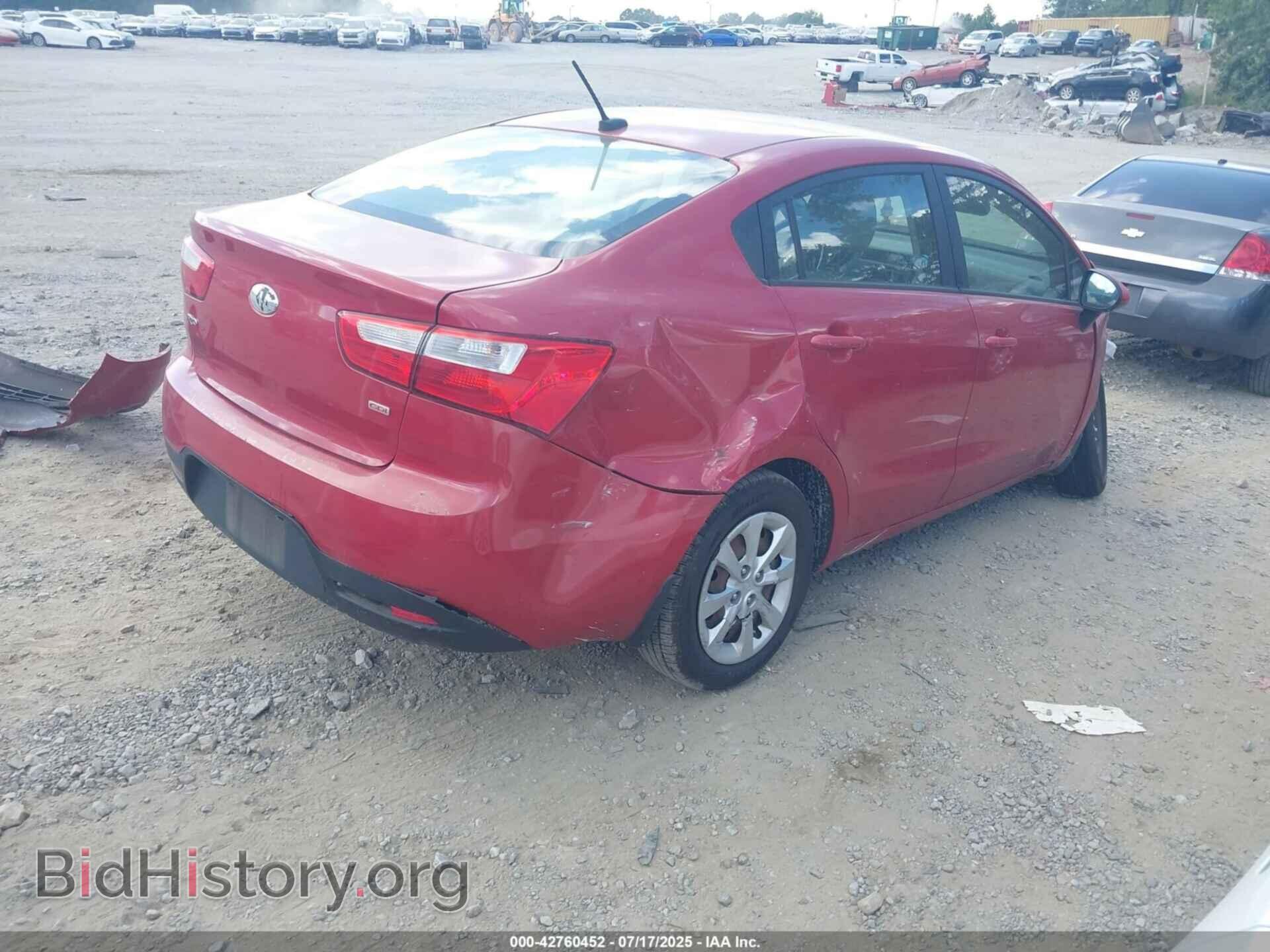 2014 KIA RIO - VIN: KNADM4A37E6337949 - Фото 4