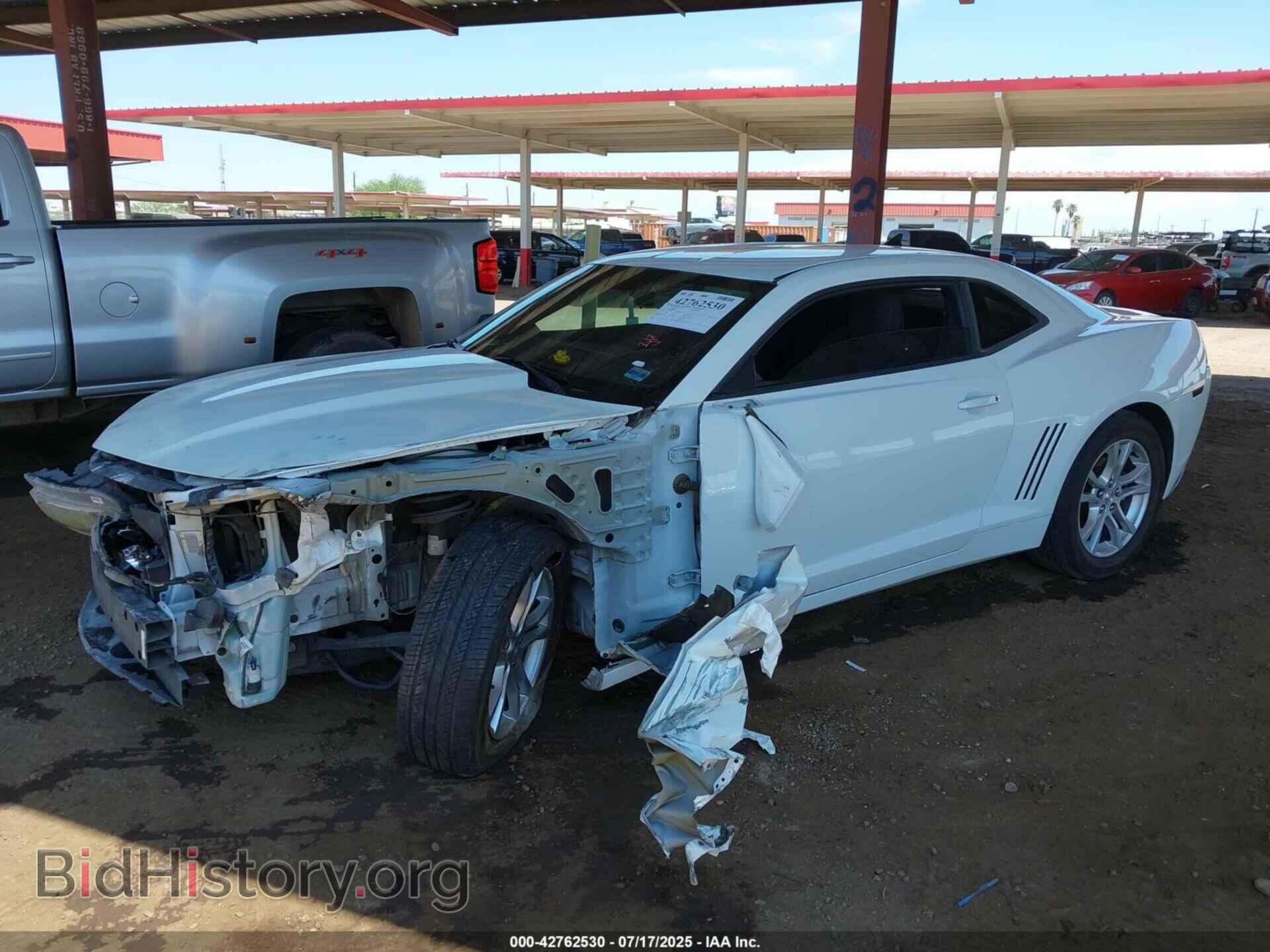 2014 CHEVROLET CAMARO - VIN: 2G1FA1E38E9261768 - Фото 2