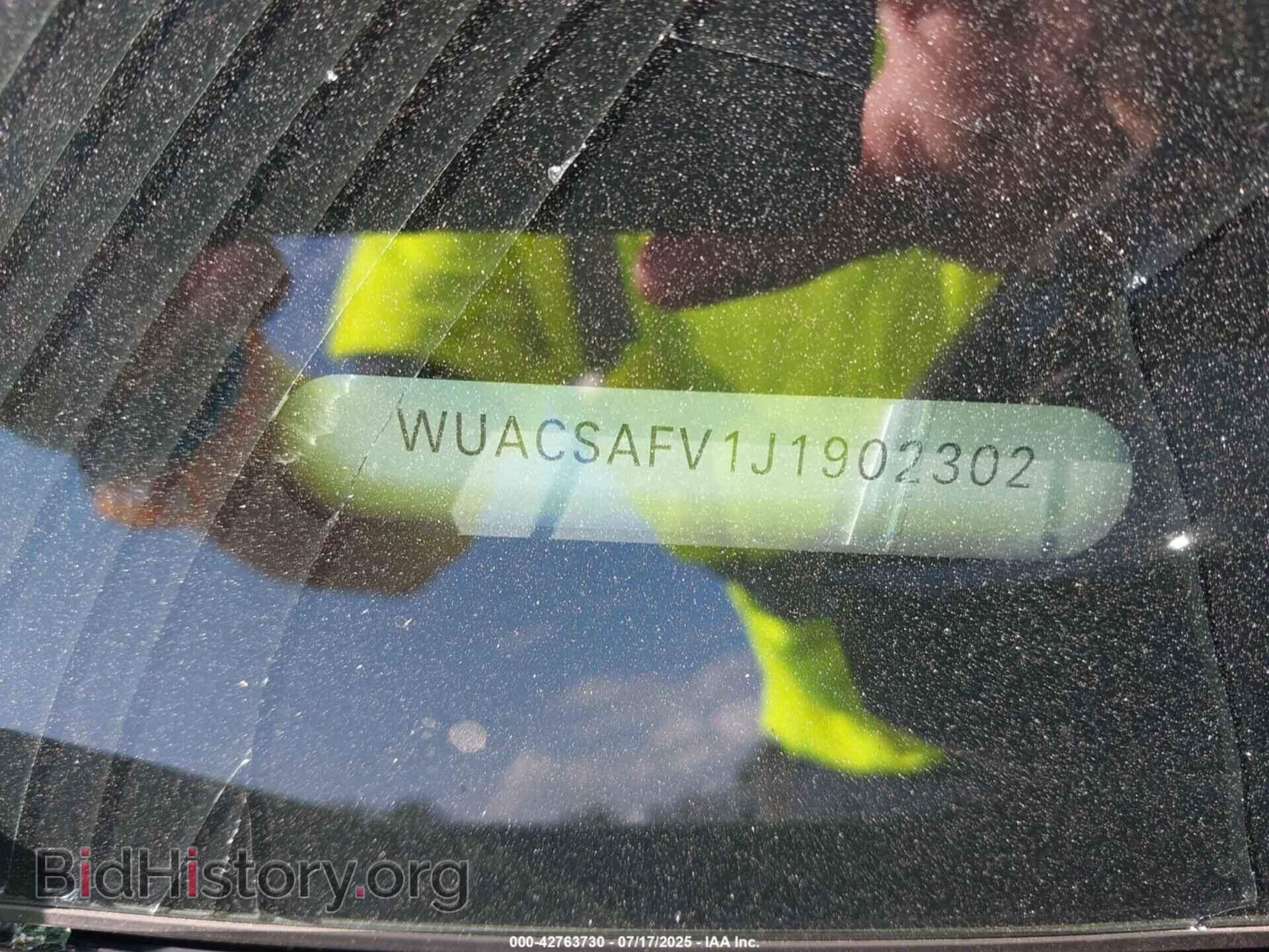 2018 AUDI TT RS - VIN: WUACSAFV1J1902302 - Photo 9