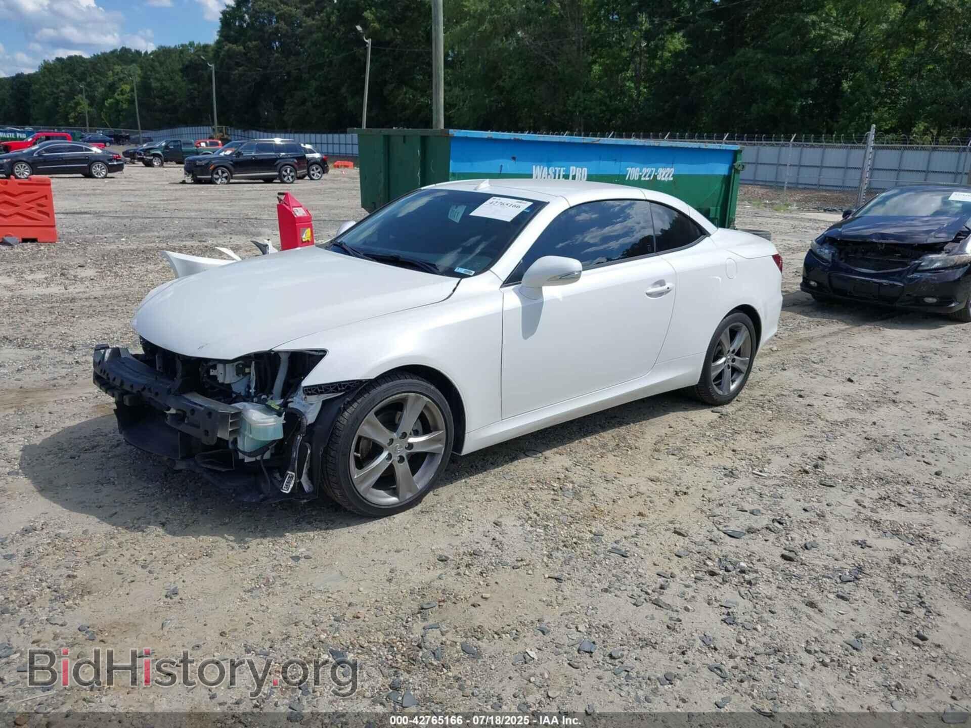 2012 LEXUS IS 250C - VIN: JTHFF2C29C2525499 - Фото 2