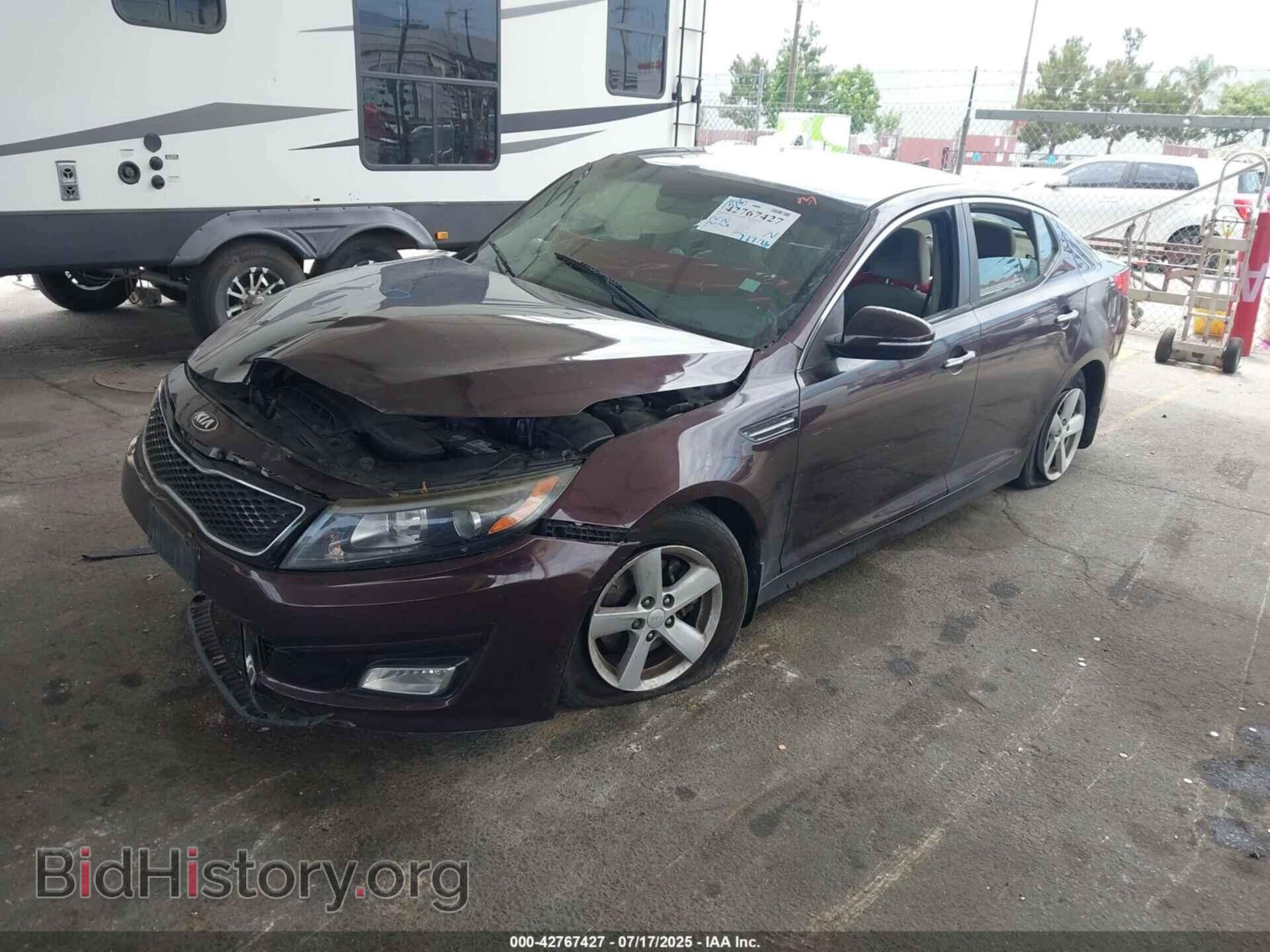 2014 KIA OPTIMA - VIN: 5XXGM4A73EG280587 - Фото 2