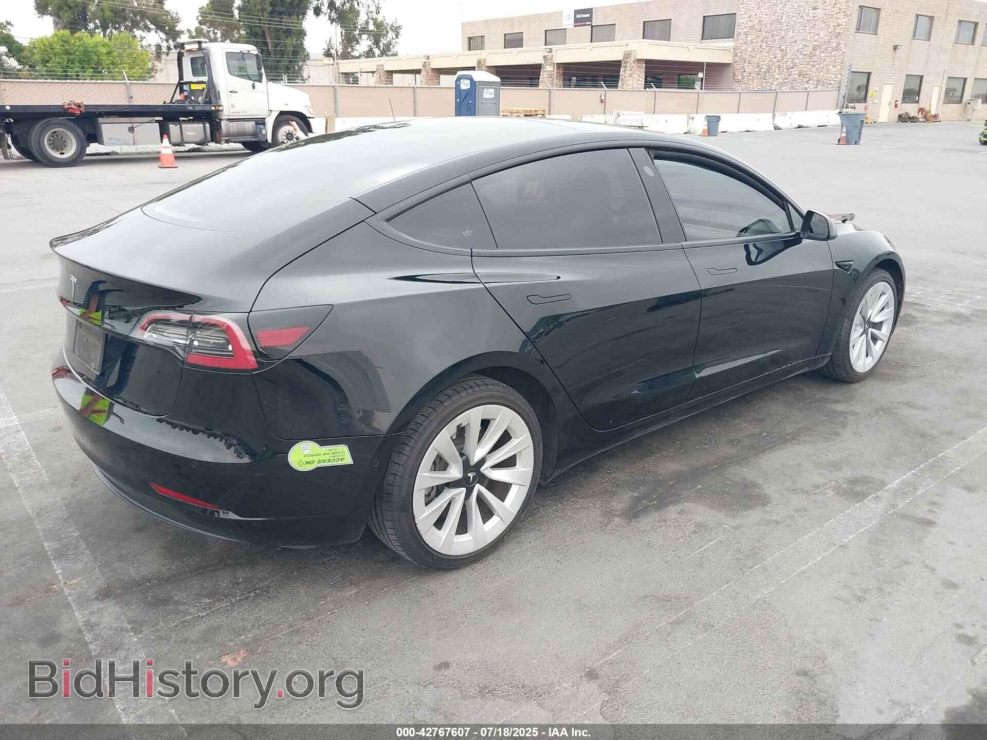 2022 TESLA MODEL 3 - VIN: 5YJ3E1EA2NF373877 - Фото 4