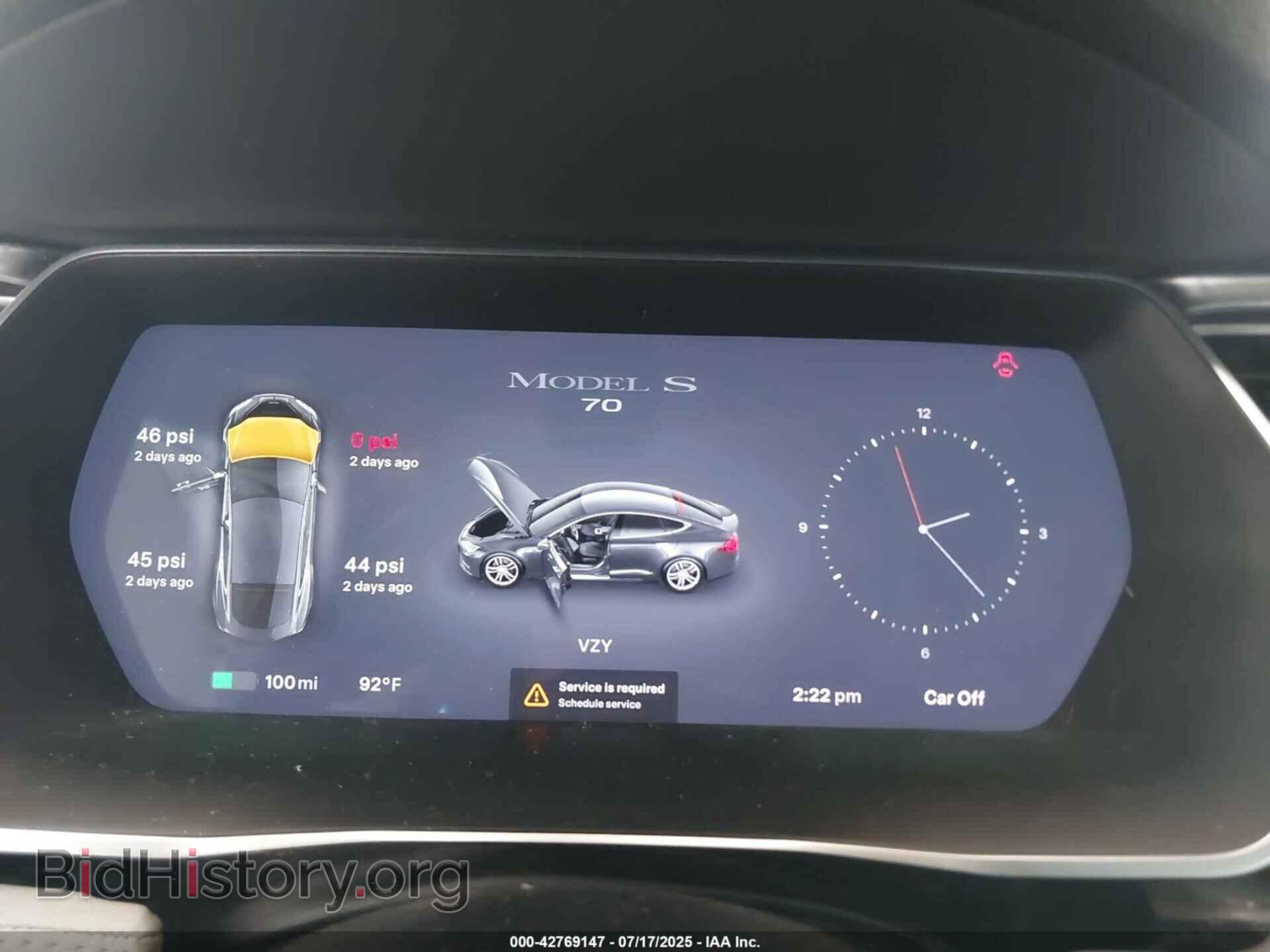 2015 TESLA MODEL S - VIN: 5YJSA1S12FF100404 - Photo 7