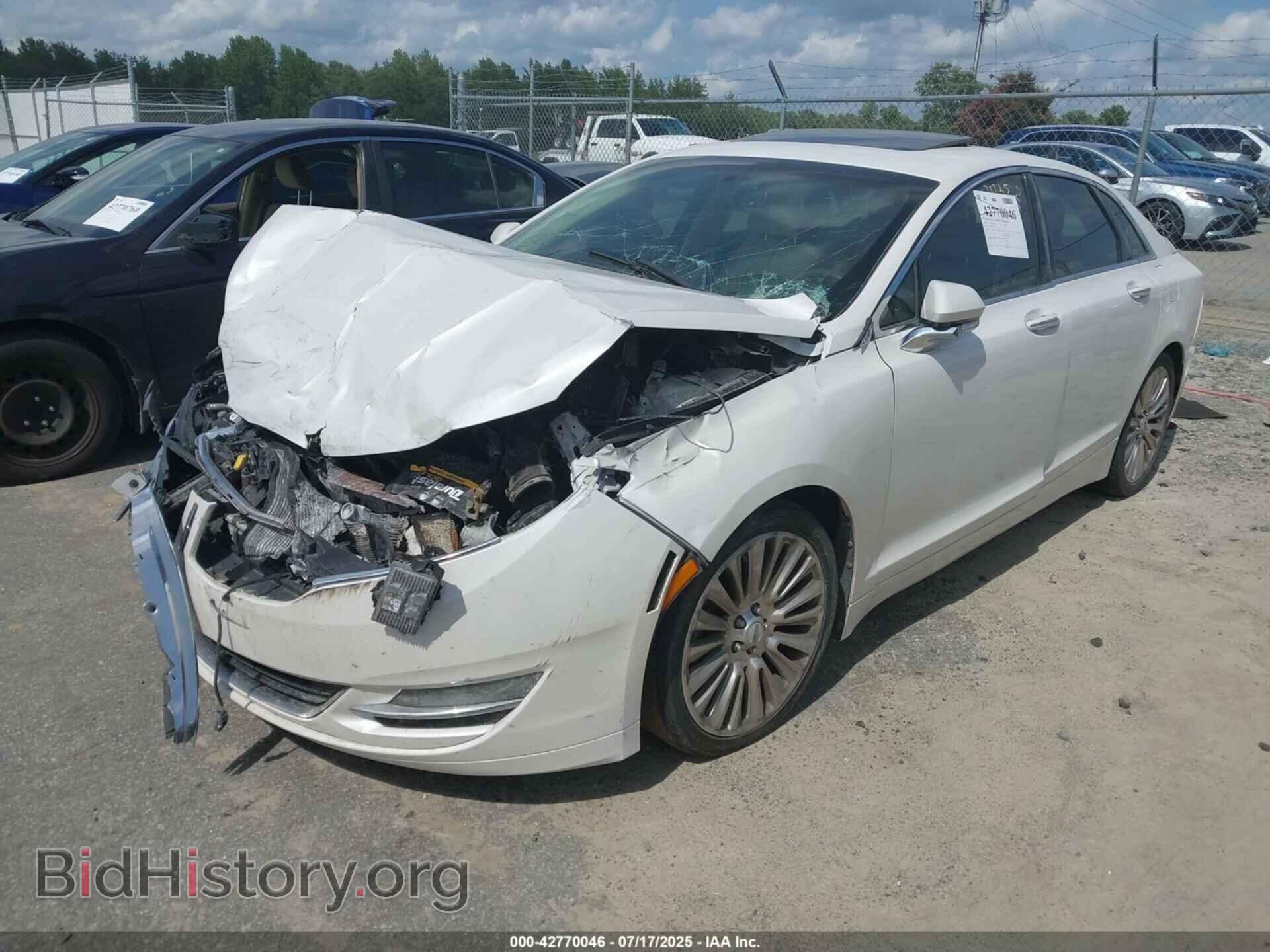 2013 LINCOLN MKZ - VIN: 3LN6L2G97DR805335 - Фото 2