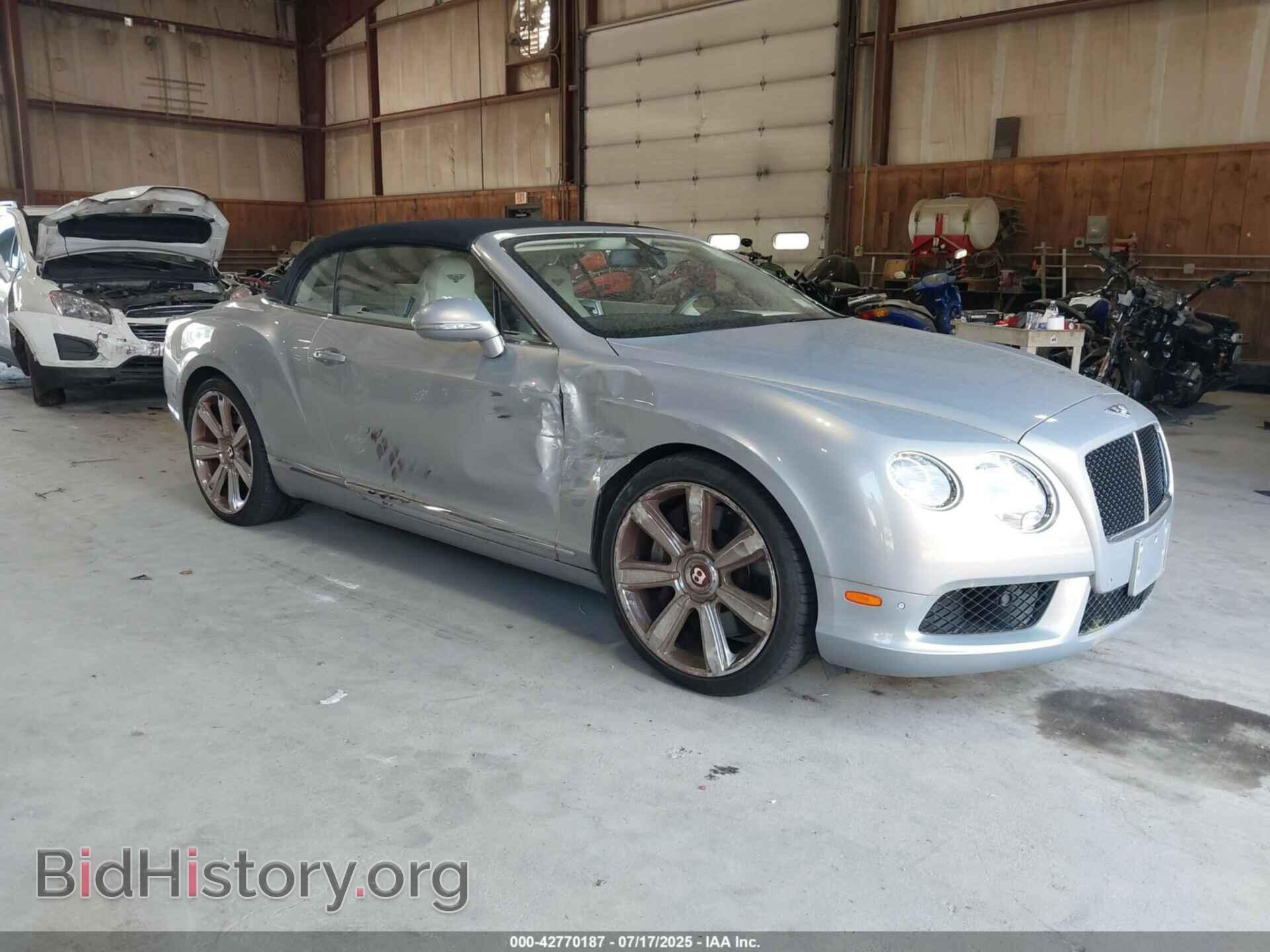 Фотография SCBGT3ZA4DC085368 - BENTLEY CONTINENTAL GTC 2013