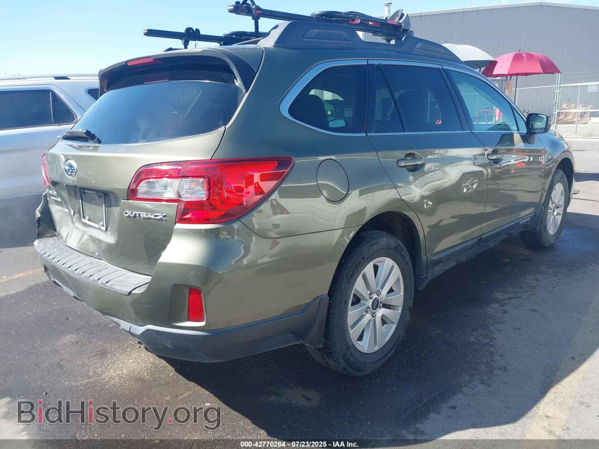 2015 SUBARU OUTBACK - VIN: 4S4BSBHC9F3296832 - Фото 4