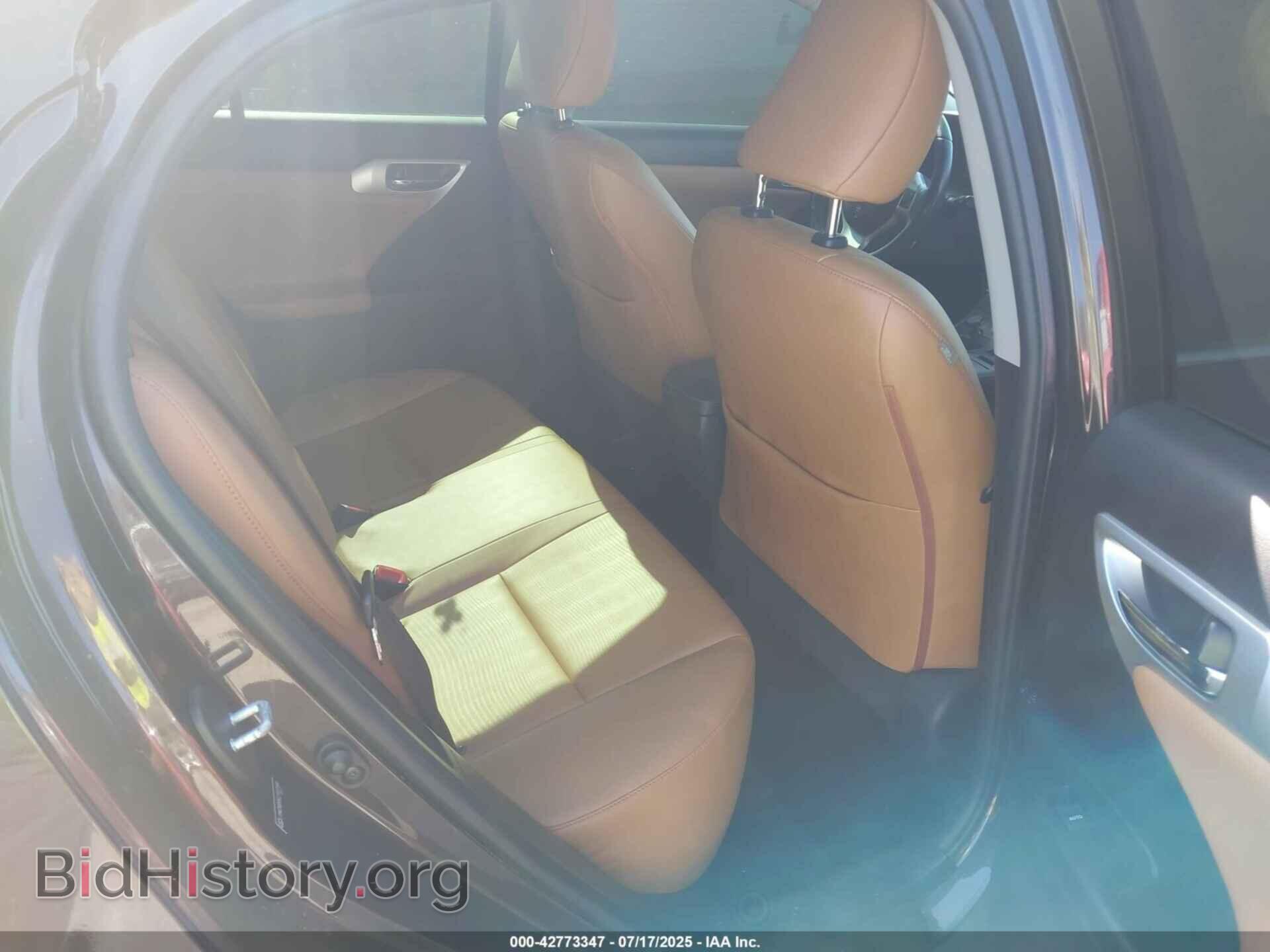2012 LEXUS CT 200H - VIN: JTHKD5BH5C2107159 - Фото 8
