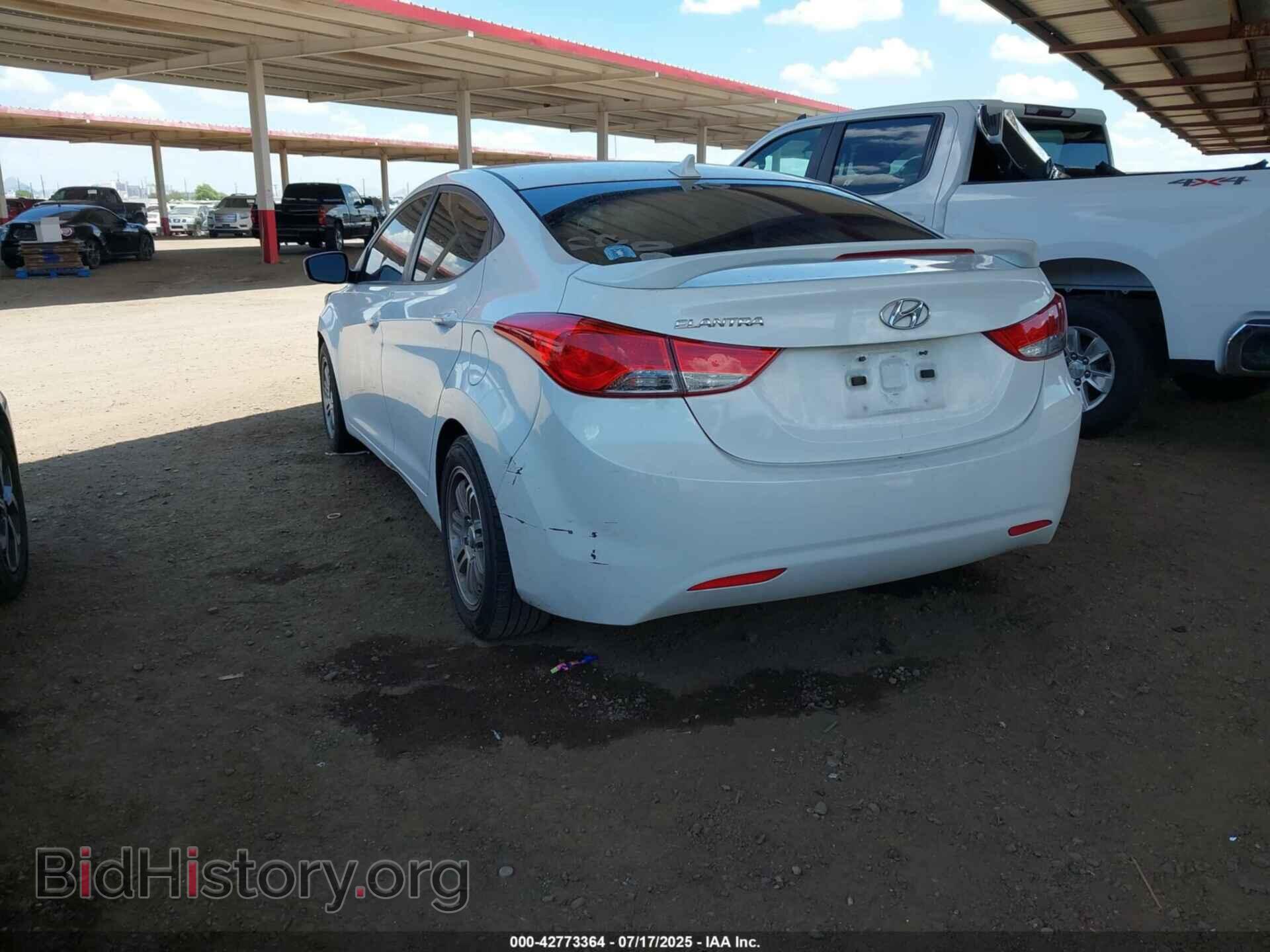 2012 HYUNDAI ELANTRA - VIN: 5NPDH4AEXCH147865 - Фото 3