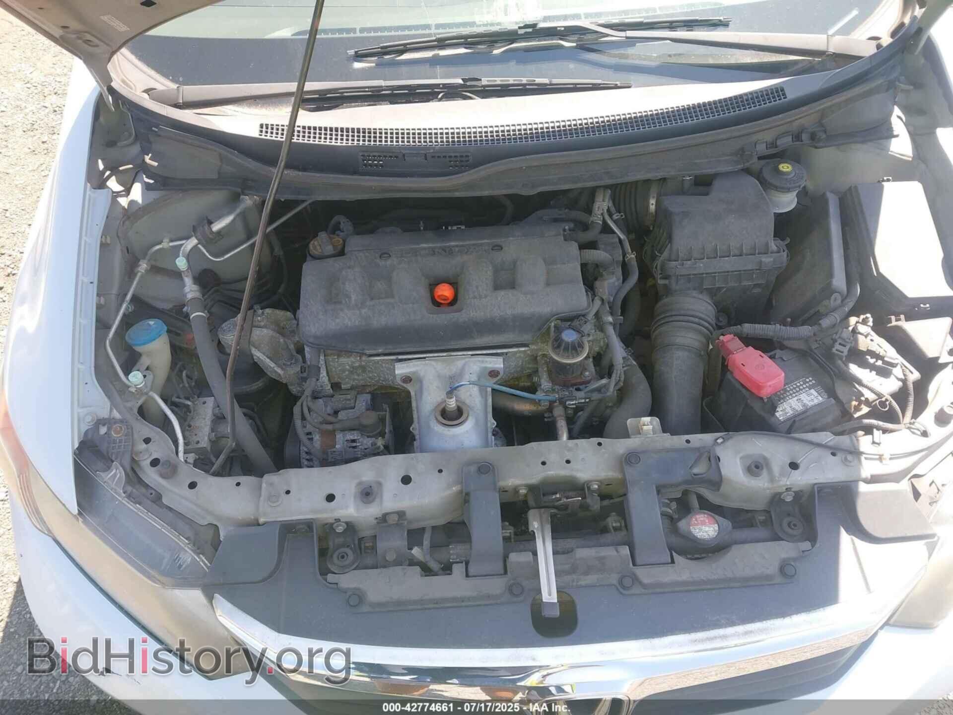 2012 HONDA CIVIC - VIN: 2HGFB2F5XCH535163 - Фото 10