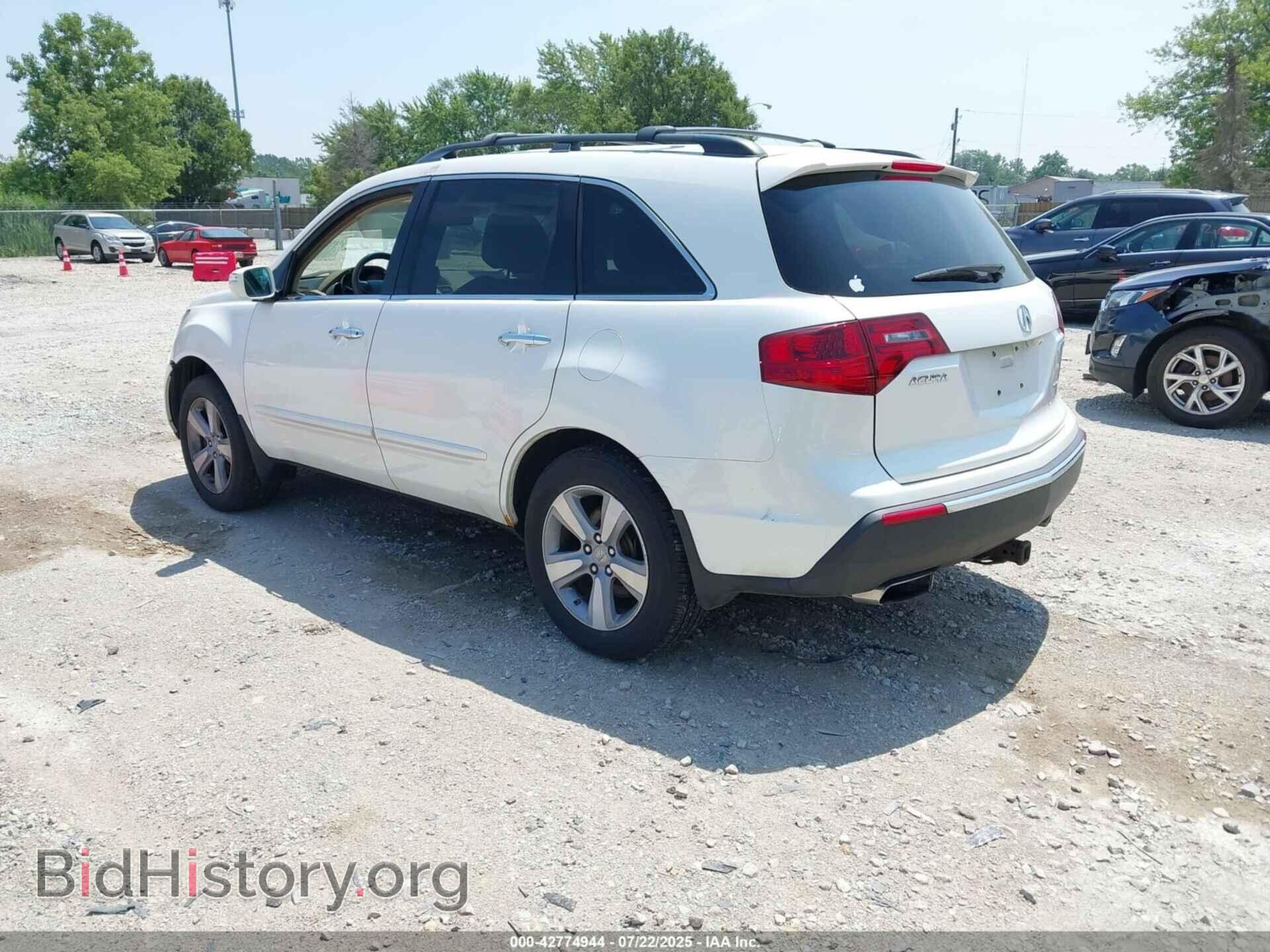 2012 ACURA MDX - VIN: 2HNYD2H37CH515332 - Фото 3