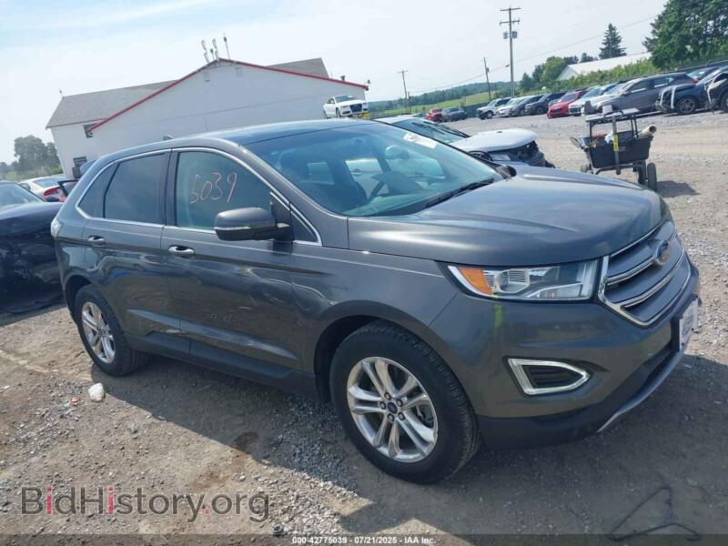 2015 Ford EDGE SEL (VIN 2FMTK4J9XFBC28568) — фото 1 из 16, IAAI, повреждение: левая передняя часть