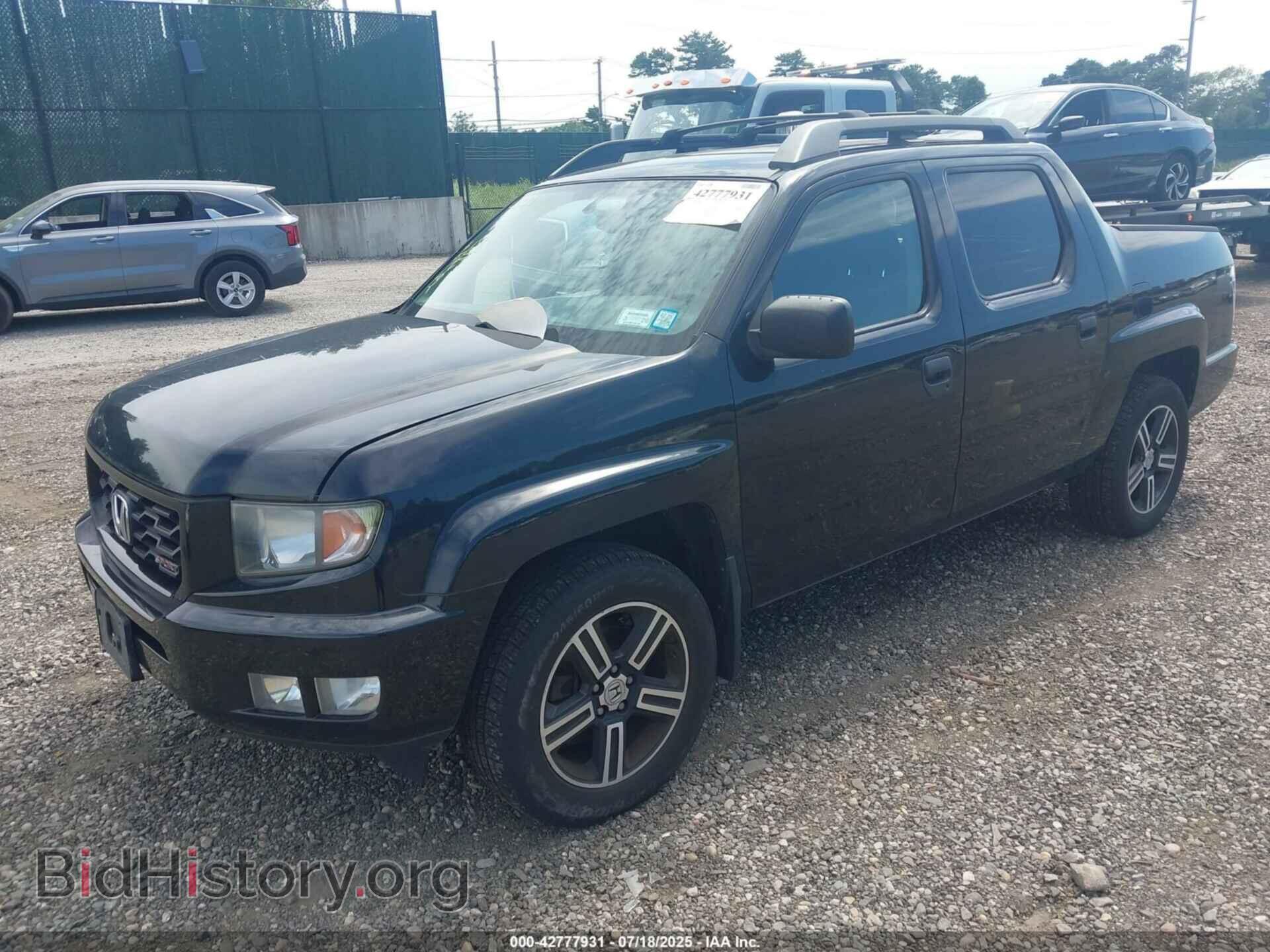 2014 HONDA RIDGELINE - VIN: 5FPYK1F71EB003710 - Фото 2