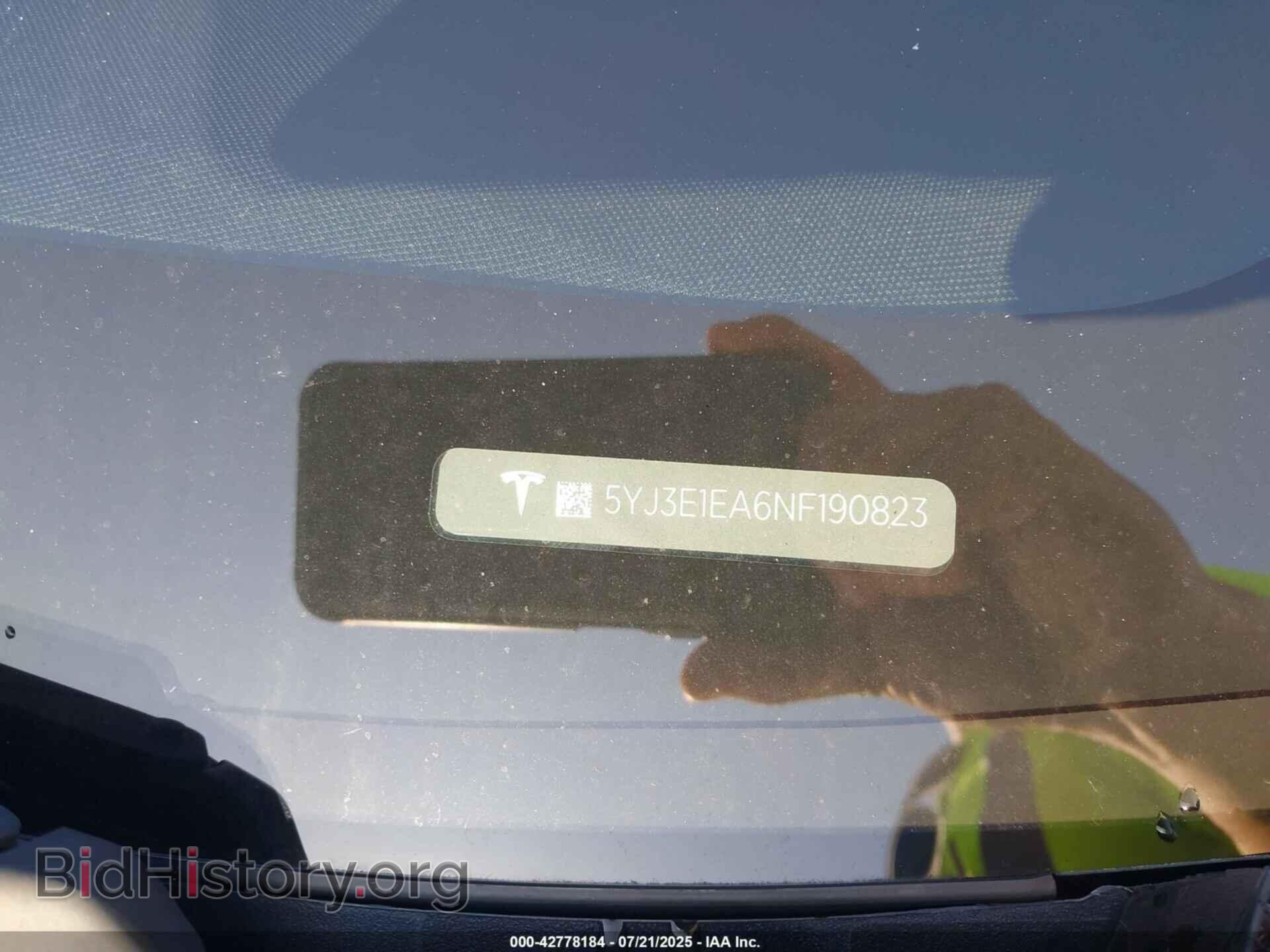 2022 TESLA MODEL 3 - VIN: 5YJ3E1EA6NF190823 - Фото 9