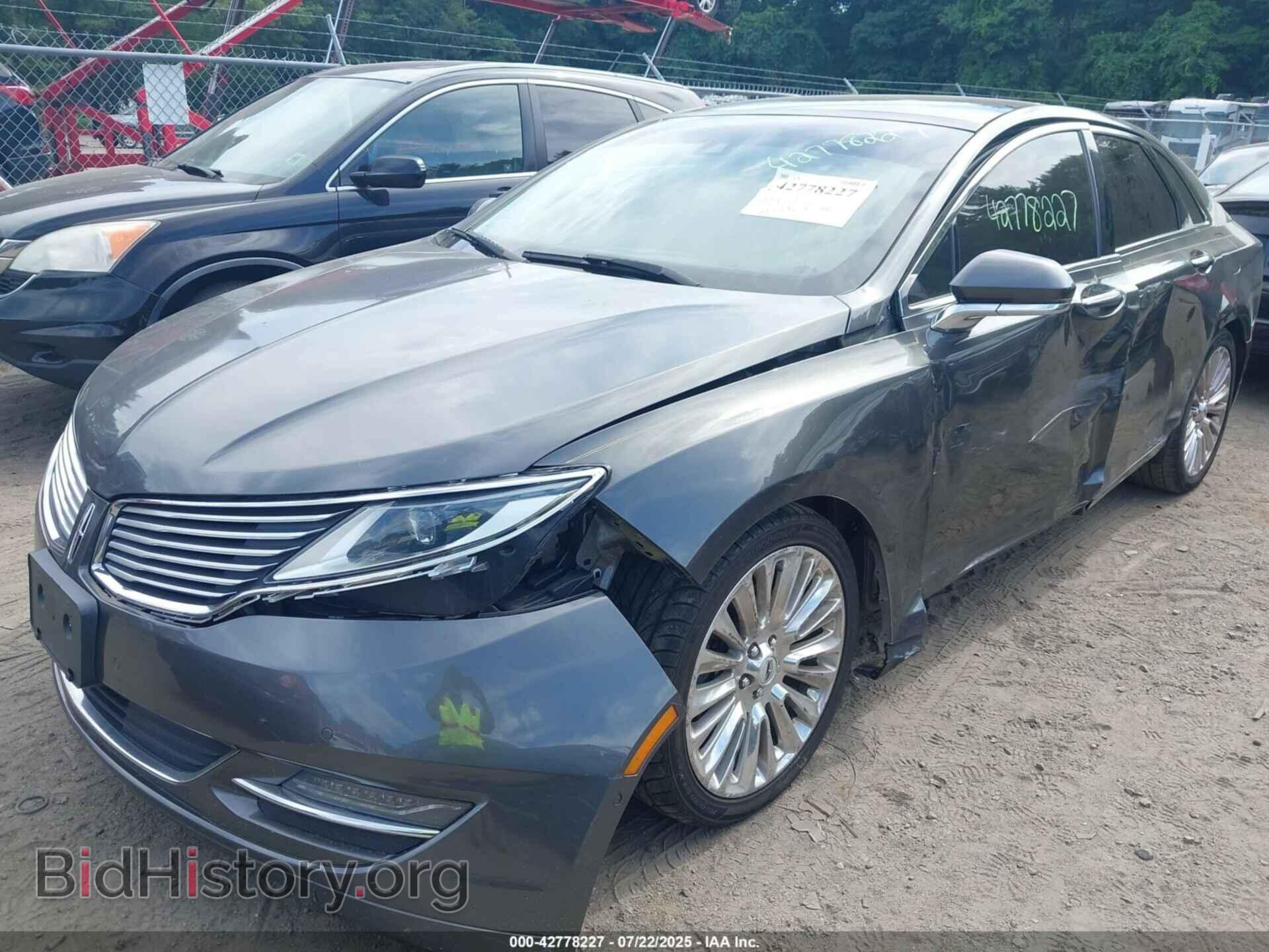 2015 LINCOLN MKZ - VIN: 3LN6L2JK4FR616558 - Фото 2
