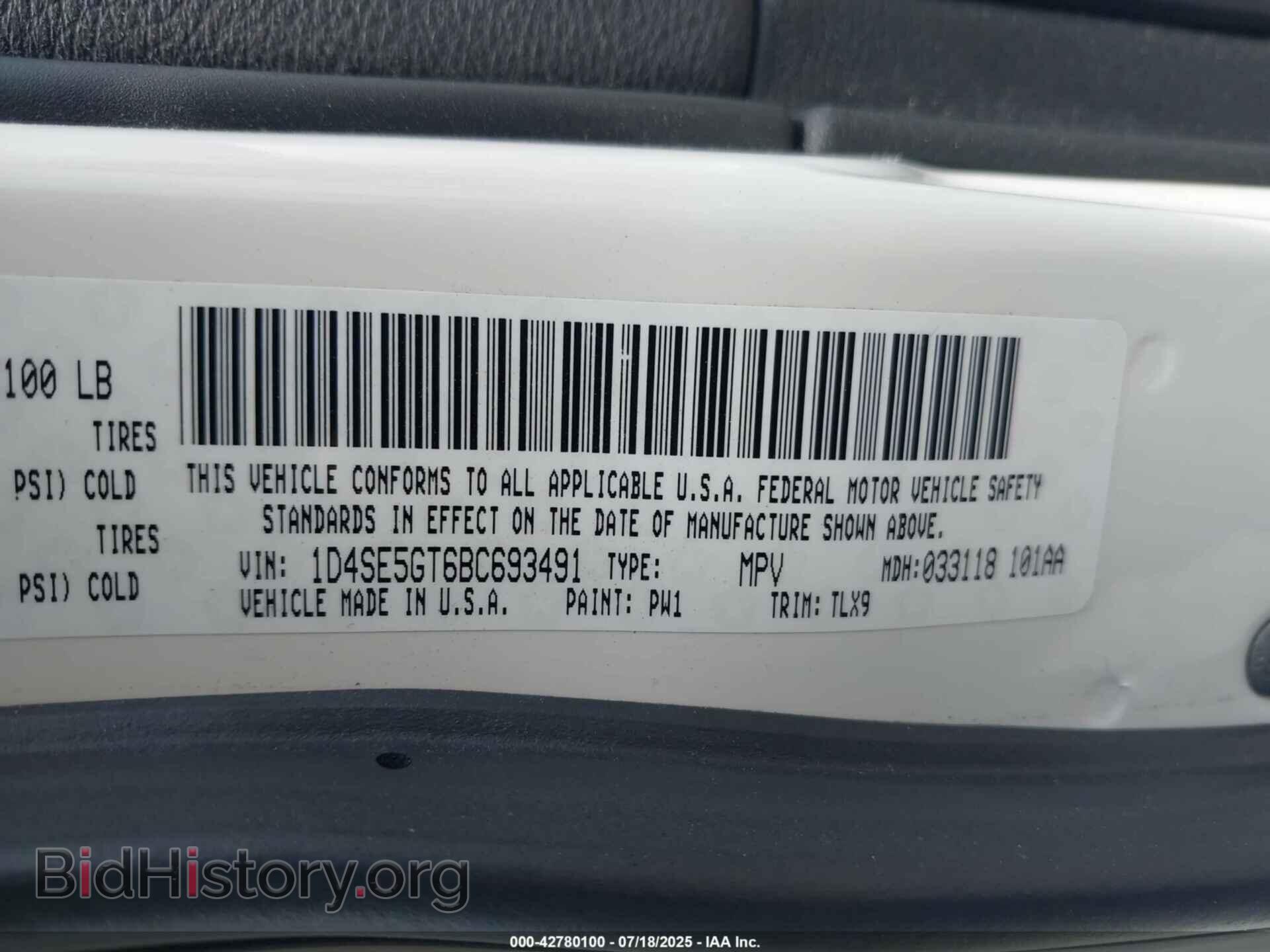 2011 DODGE DURANGO - VIN: 1D4SE5GT6BC693491 - Photo 9