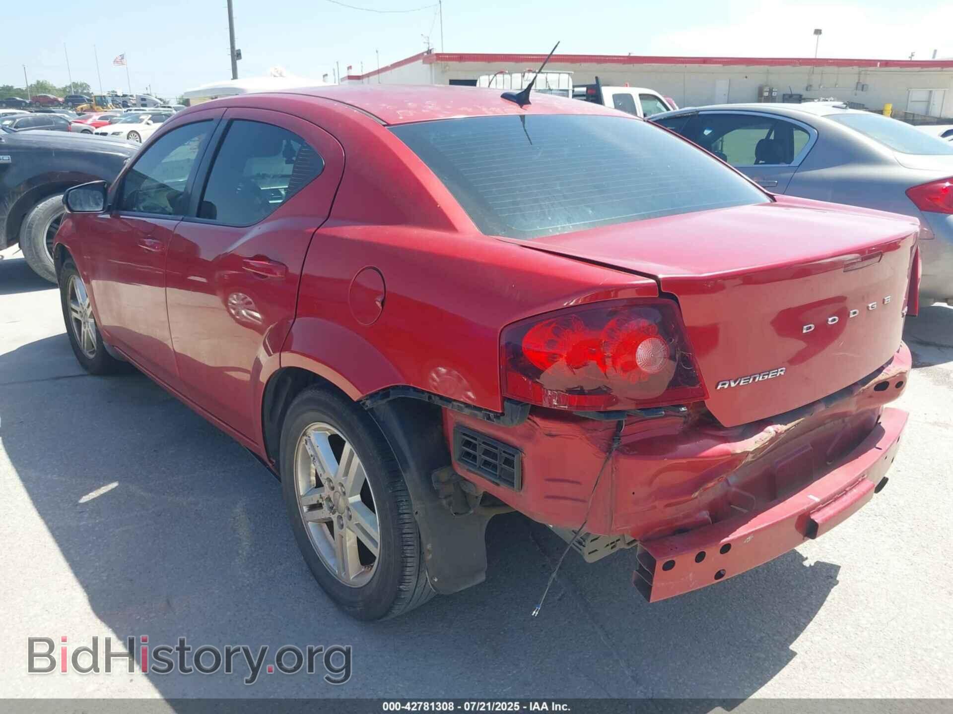 2013 DODGE AVENGER - VIN: 1C3CDZCB9DN553827 - Фото 3