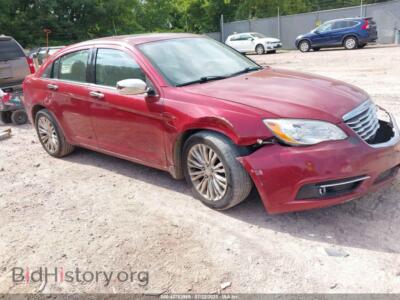2012 Chrysler 200 Limited, maroon — VIN 1C3CCBCG2CN146470, IAAI