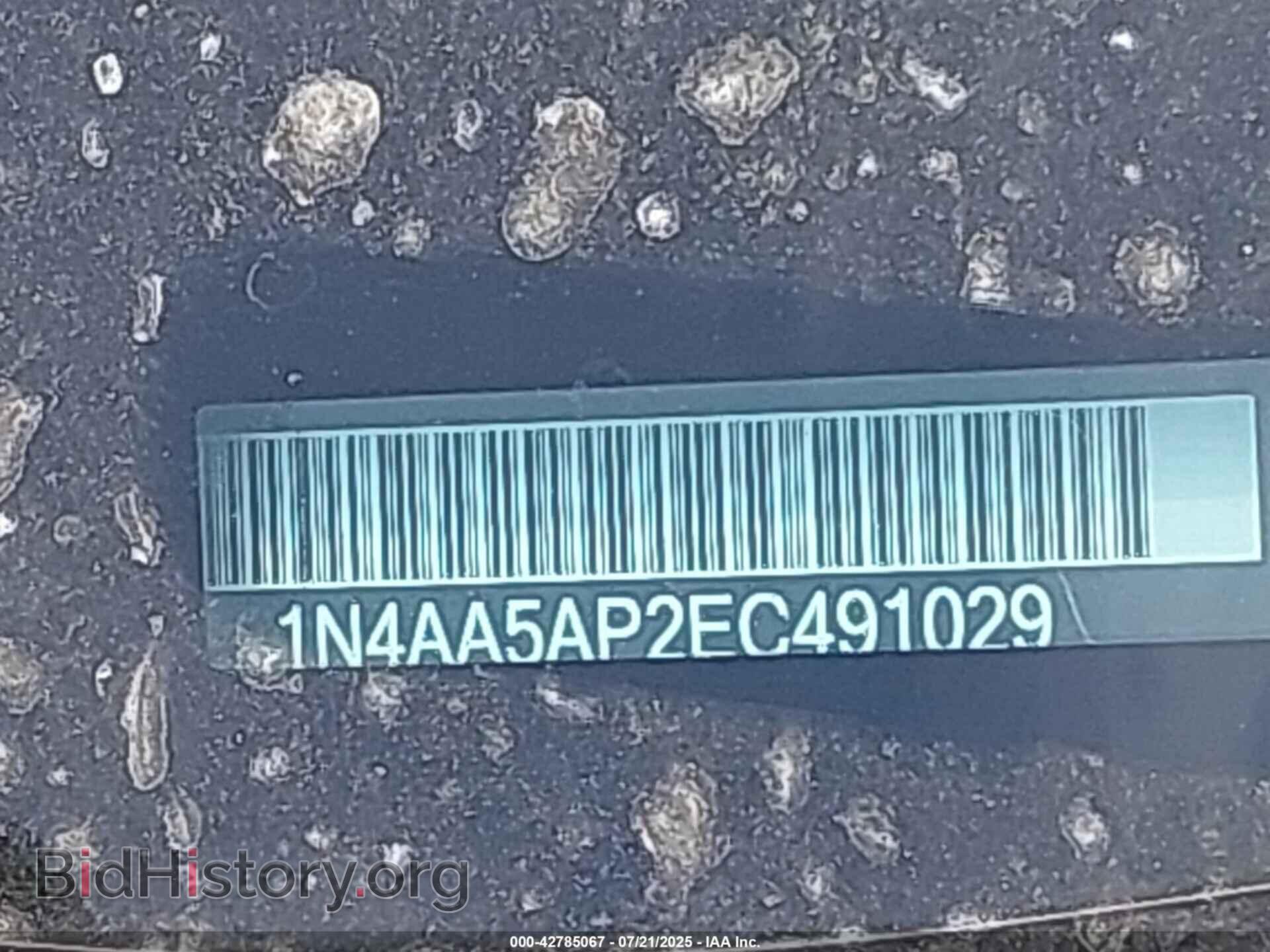 2014 NISSAN MAXIMA - VIN: 1N4AA5AP2EC491029 - Фото 9