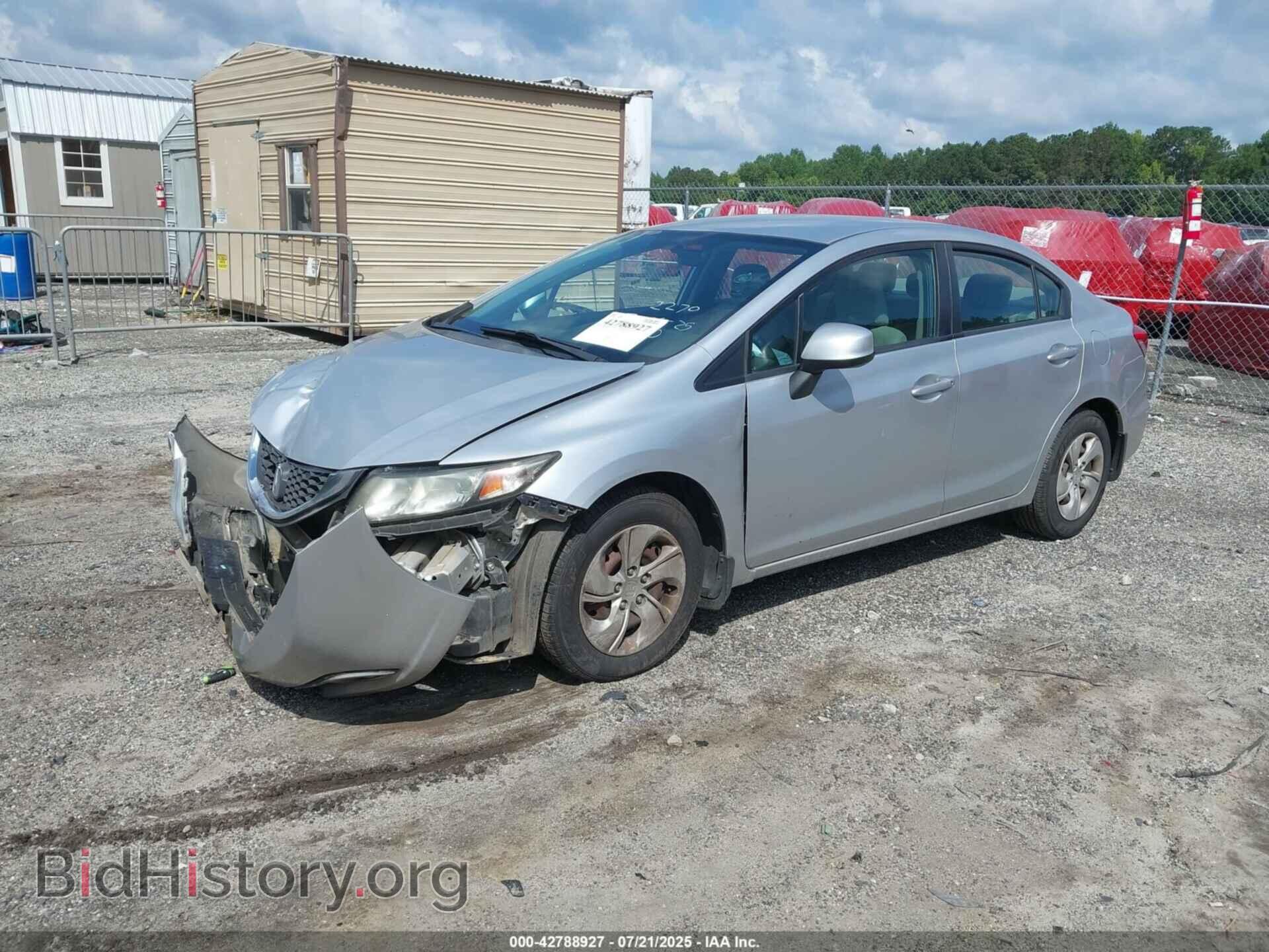 2013 HONDA CIVIC - VIN: 2HGFB2F50DH570280 - Фото 2
