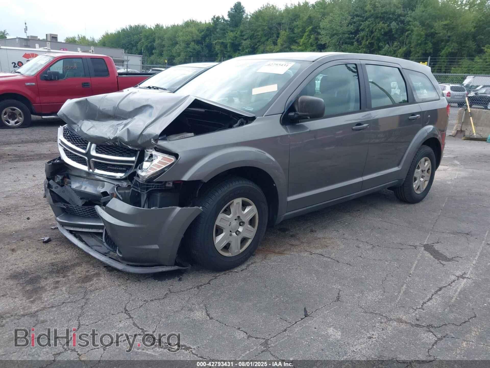 2012 DODGE JOURNEY - VIN: 3C4PDCAB1CT204849 - Фото 2
