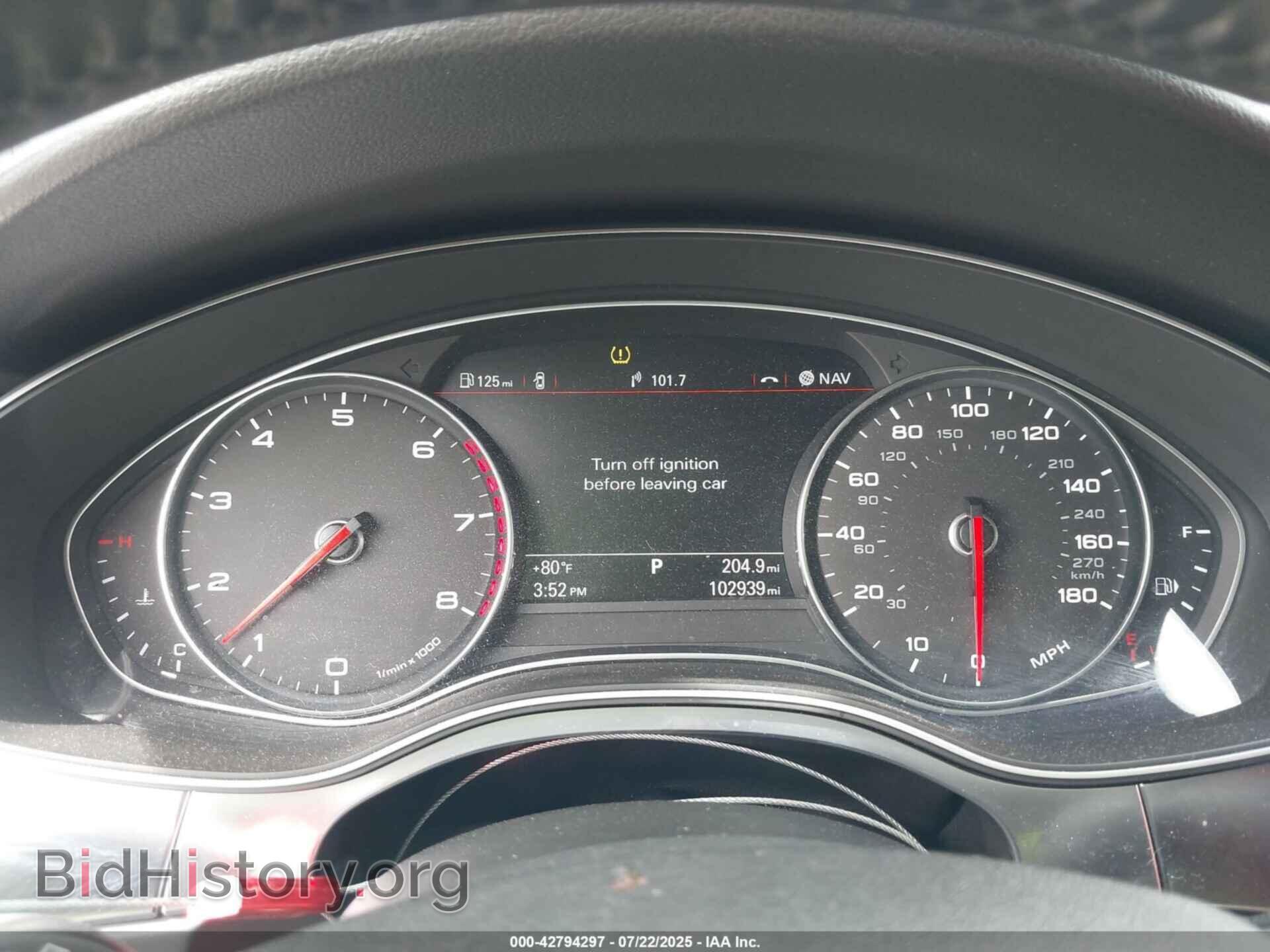 2013 AUDI A6 - VIN: WAUGFAFC1DN157630 - Фото 7
