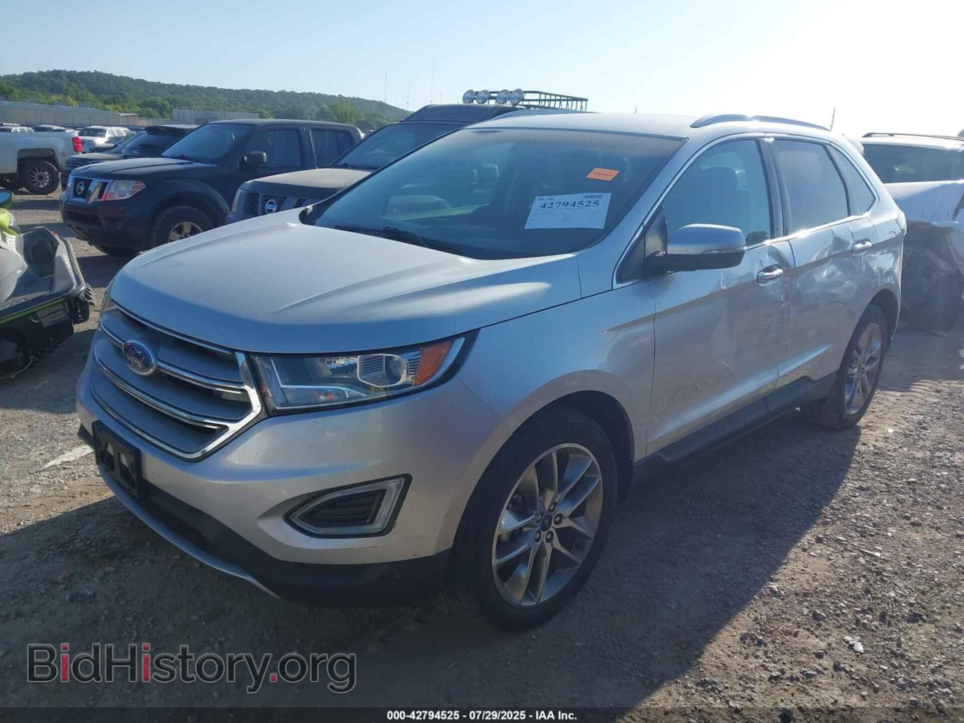 2015 FORD EDGE - VIN: 2FMTK3K97FBC06990 - Фото 2