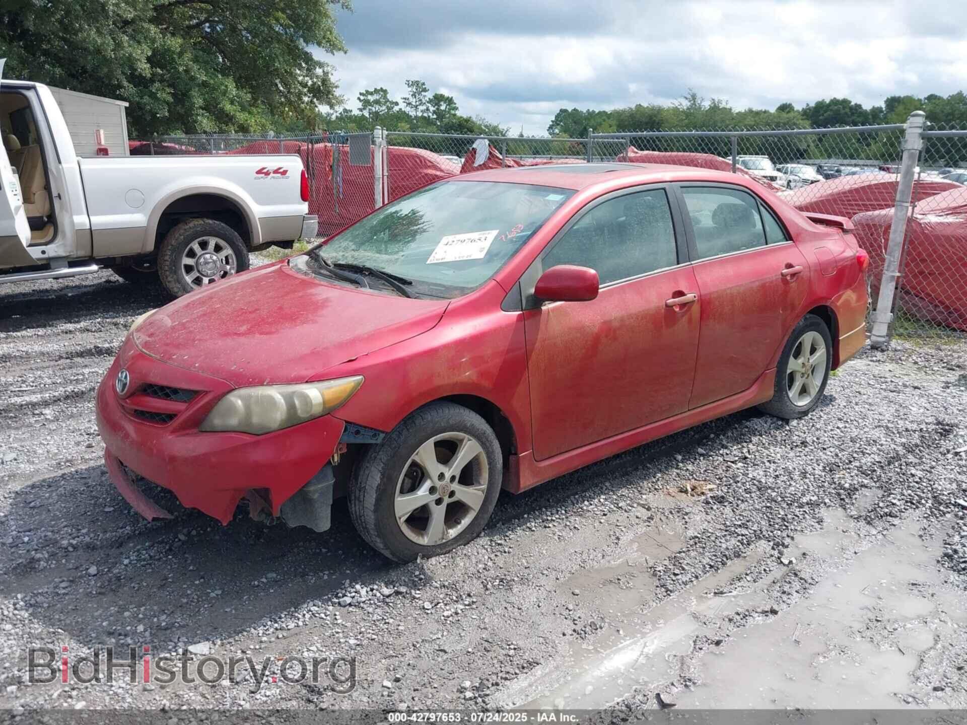 2011 TOYOTA COROLLA - VIN: 2T1BU4EE8BC667495 - Фото 2