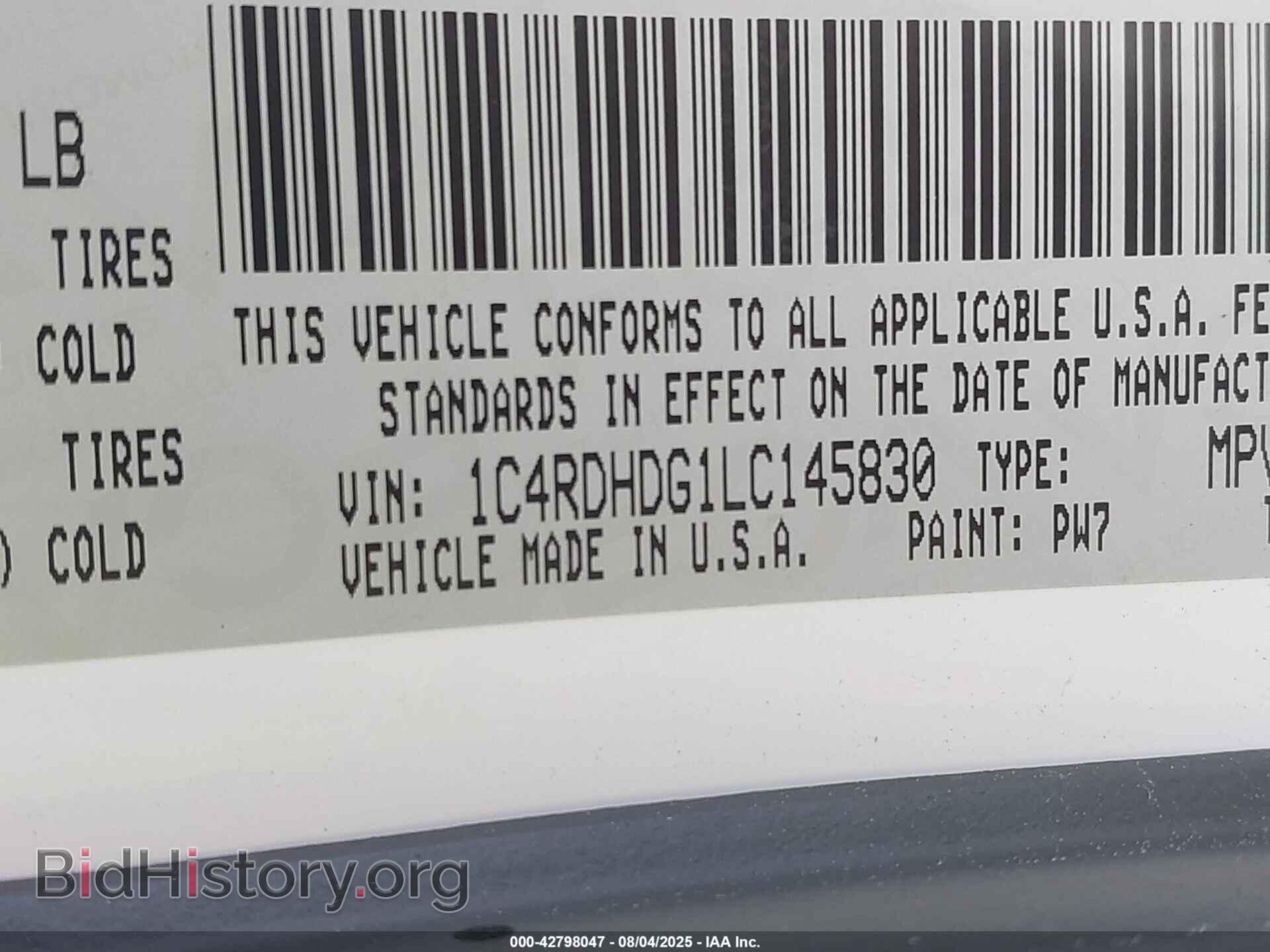 2020 DODGE DURANGO - VIN: 1C4RDHDG1LC145830 - Фото 9