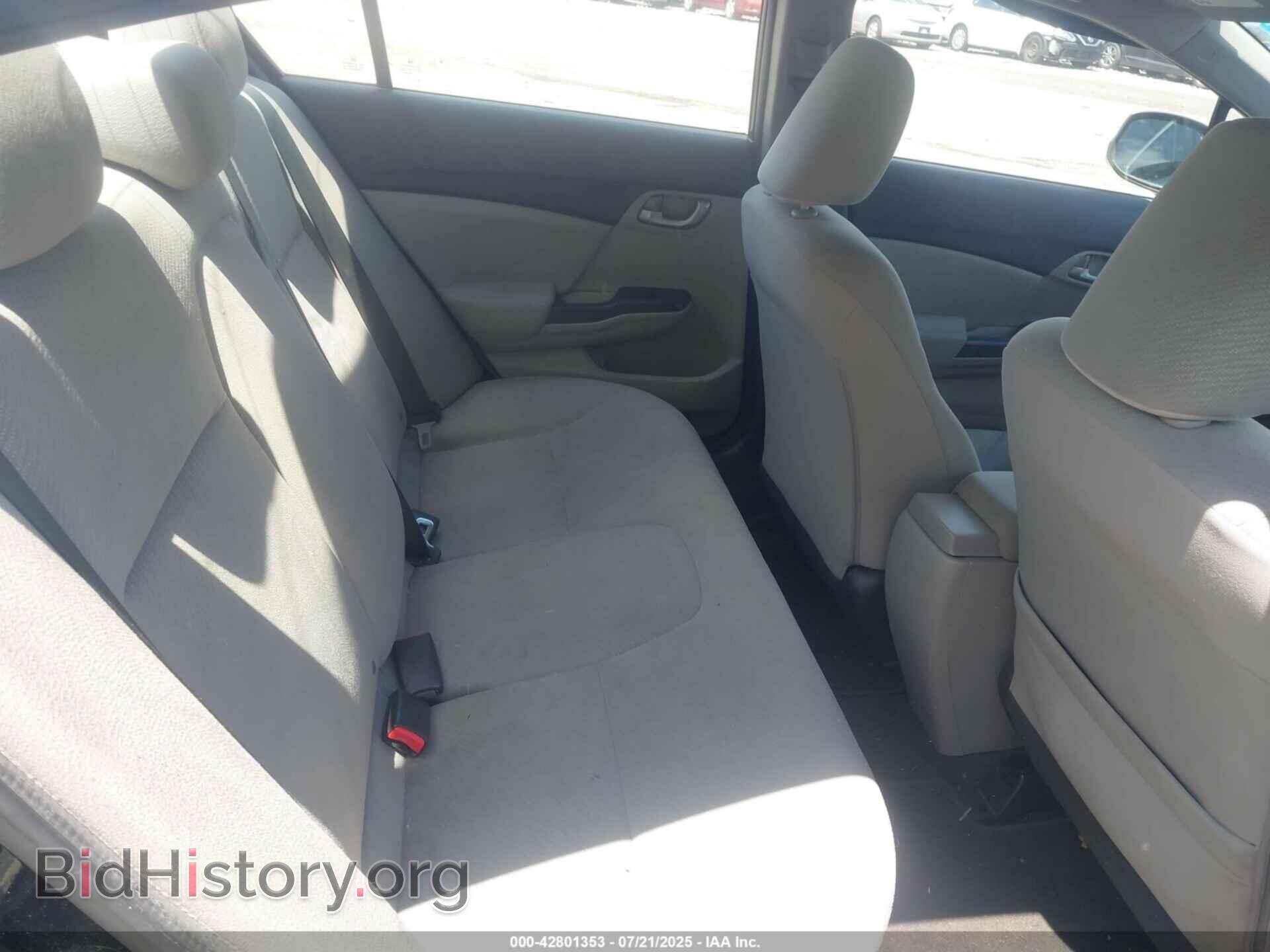 2013 HONDA CIVIC - VIN: 19XFB2F57DE015577 - Фото 8