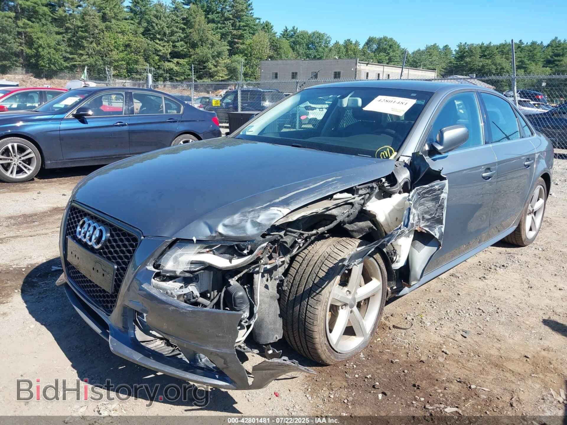 2012 AUDI A4 - VIN: WAUFFAFL6CN014246 - Фото 2