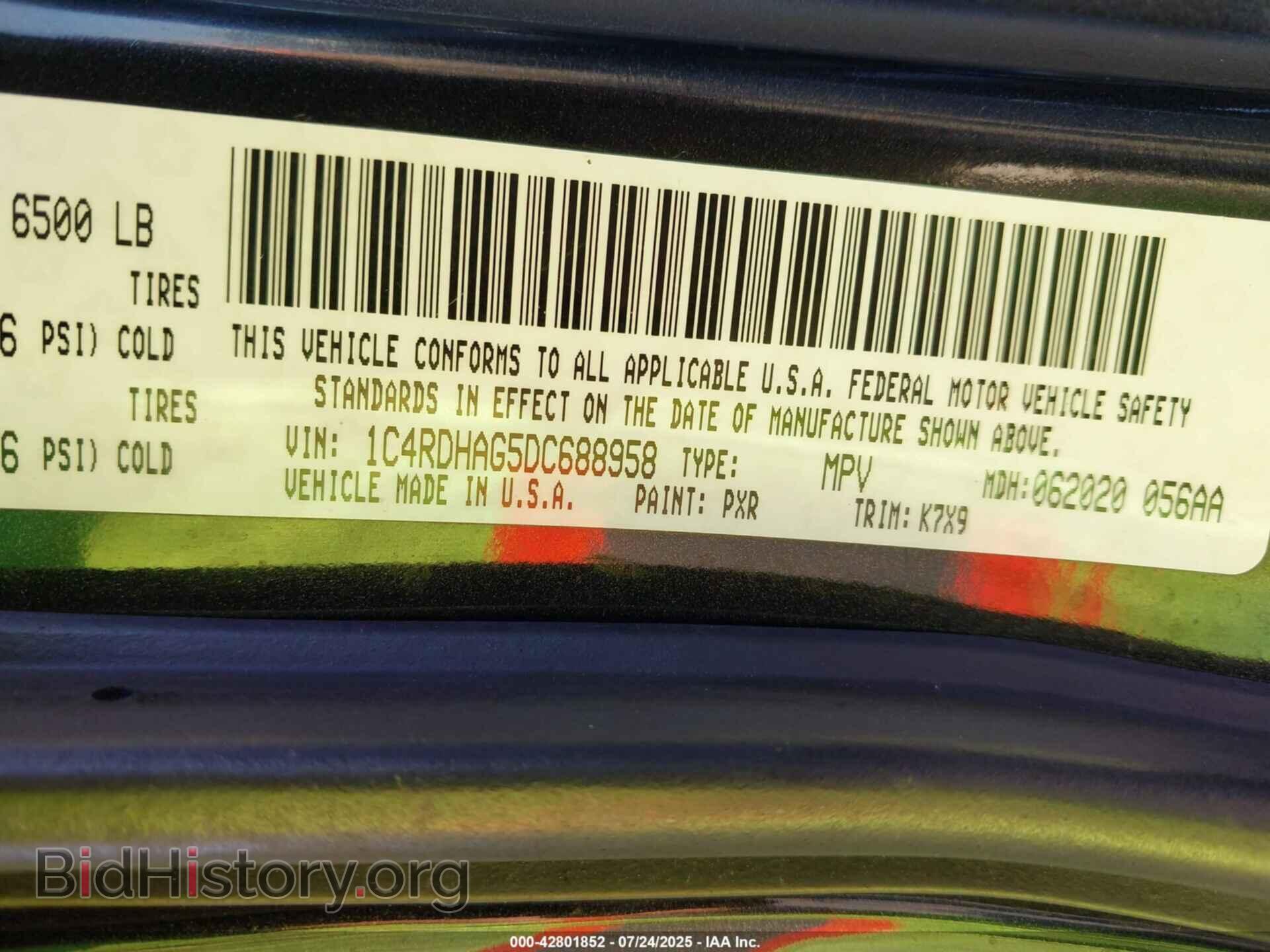 2013 DODGE DURANGO - VIN: 1C4RDHAG5DC688958 - Фото 9