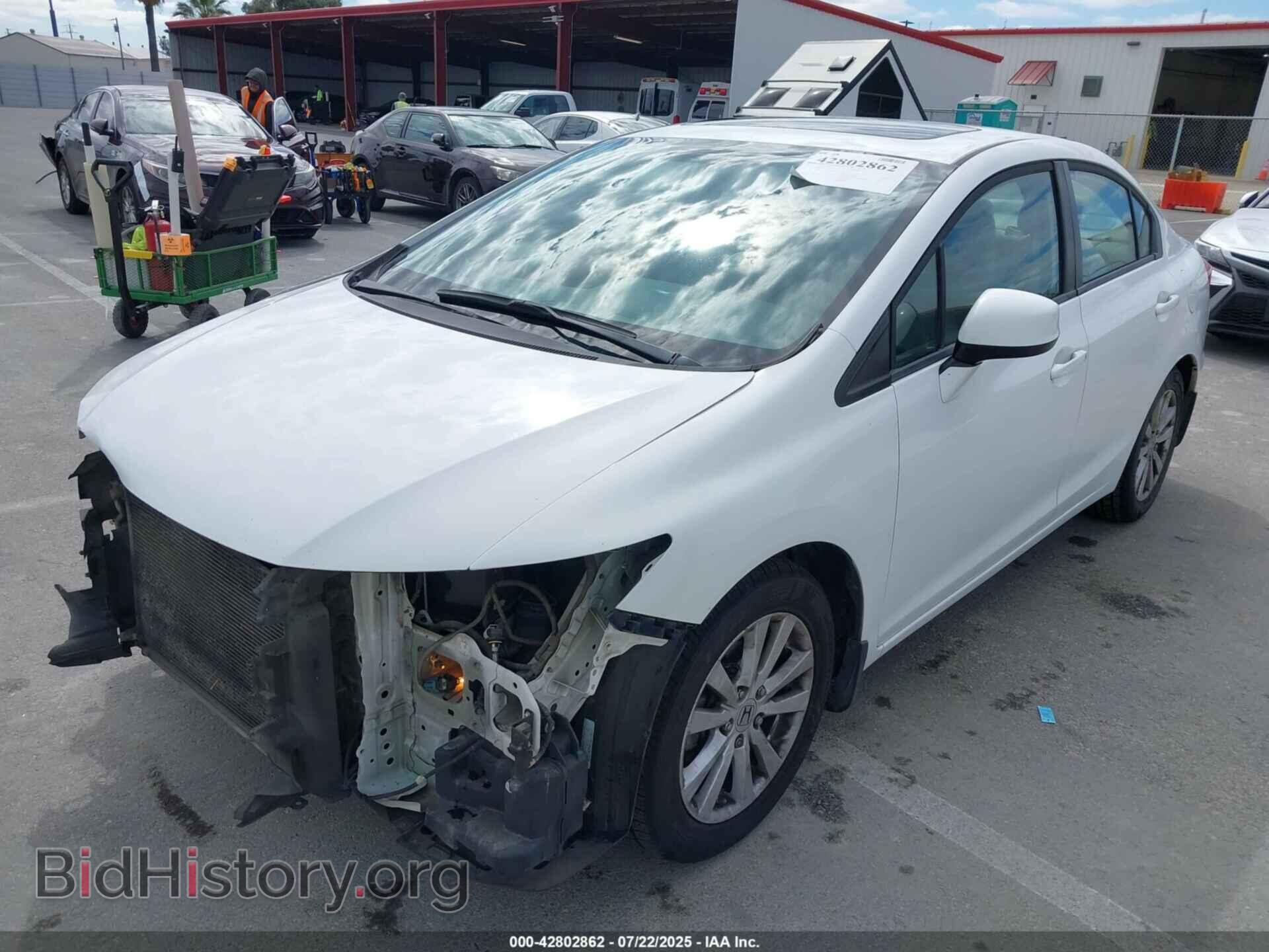 2012 HONDA CIVIC - VIN: 2HGFB2F80CH305707 - Фото 2