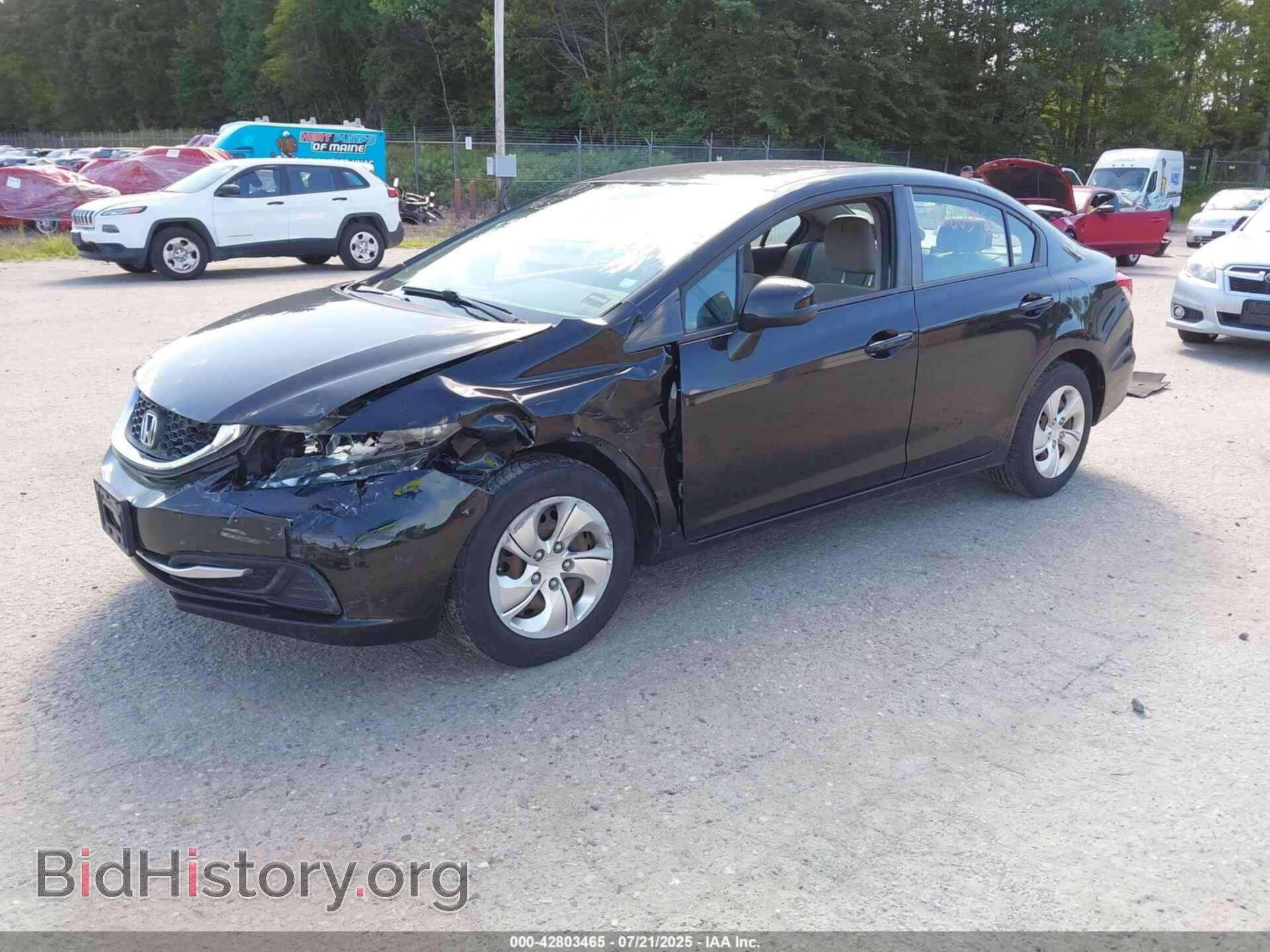 2013 HONDA CIVIC - VIN: 2HGFB2F54DH584604 - Фото 2