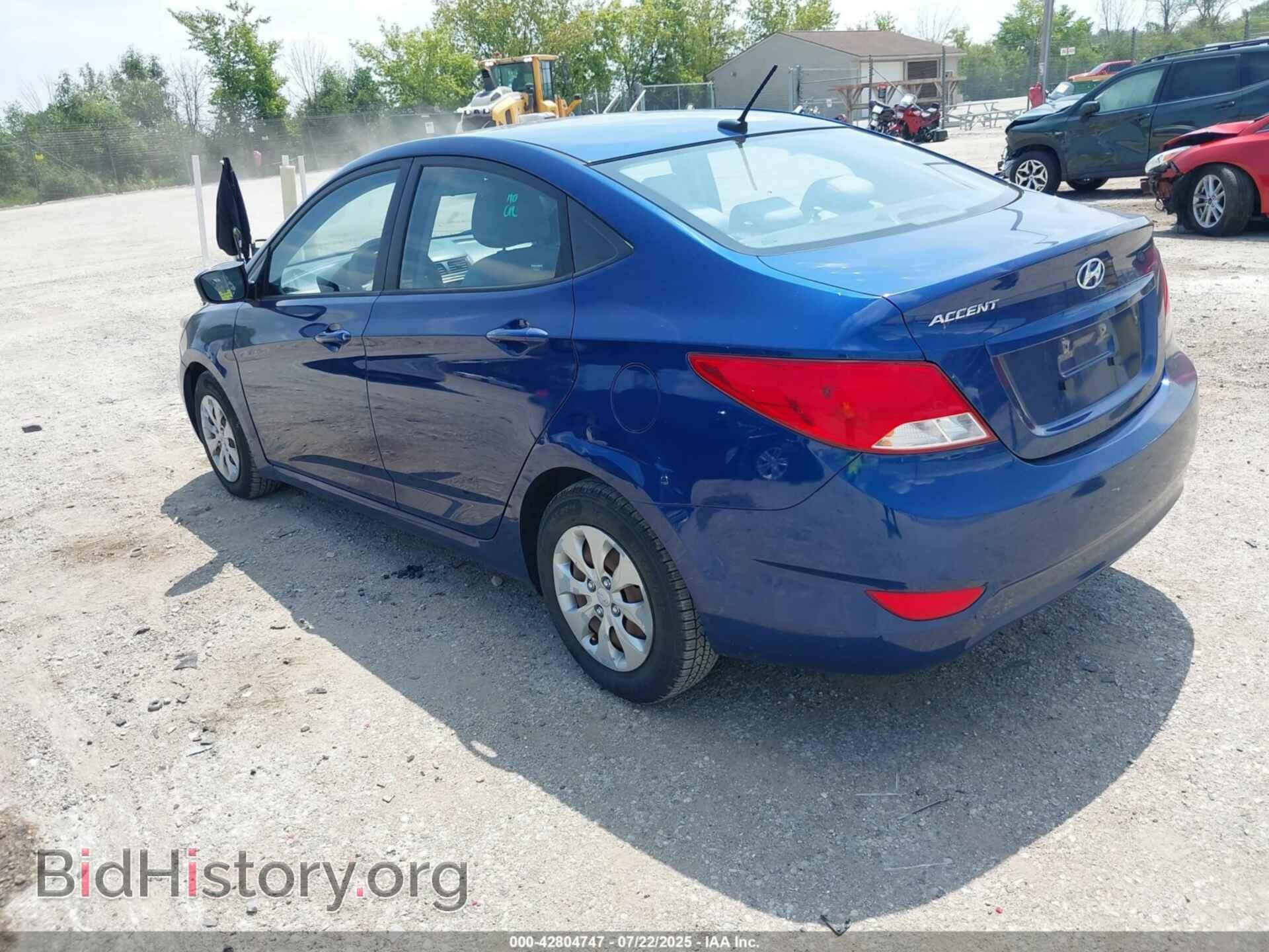 2016 HYUNDAI ACCENT - VIN: KMHCT4AEXGU960477 - Фото 3