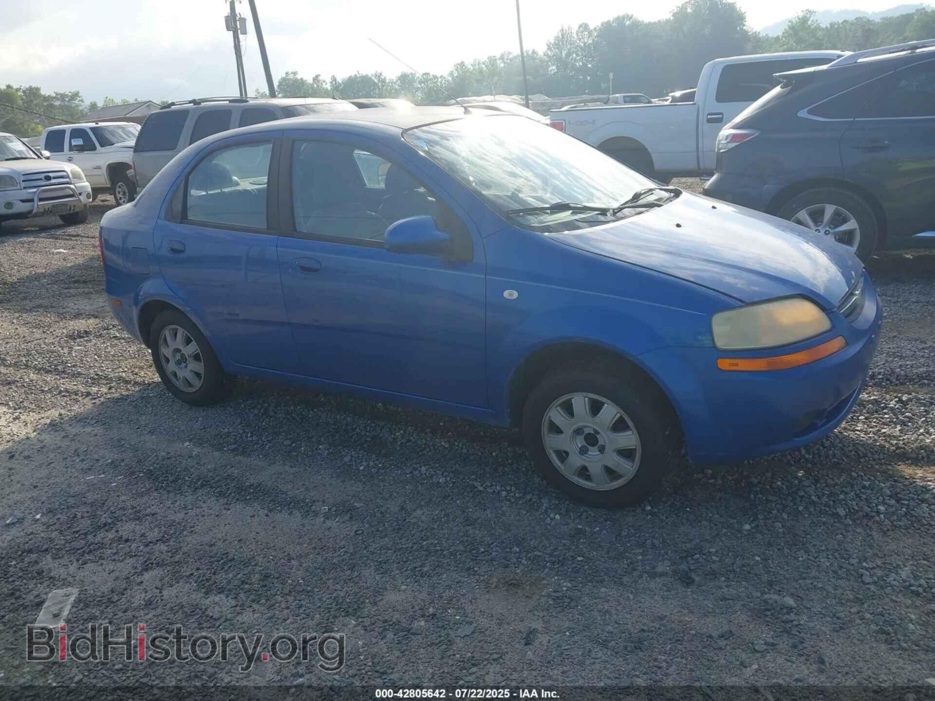 Фотография KL1TD52685B293472 - CHEVROLET AVEO 2005