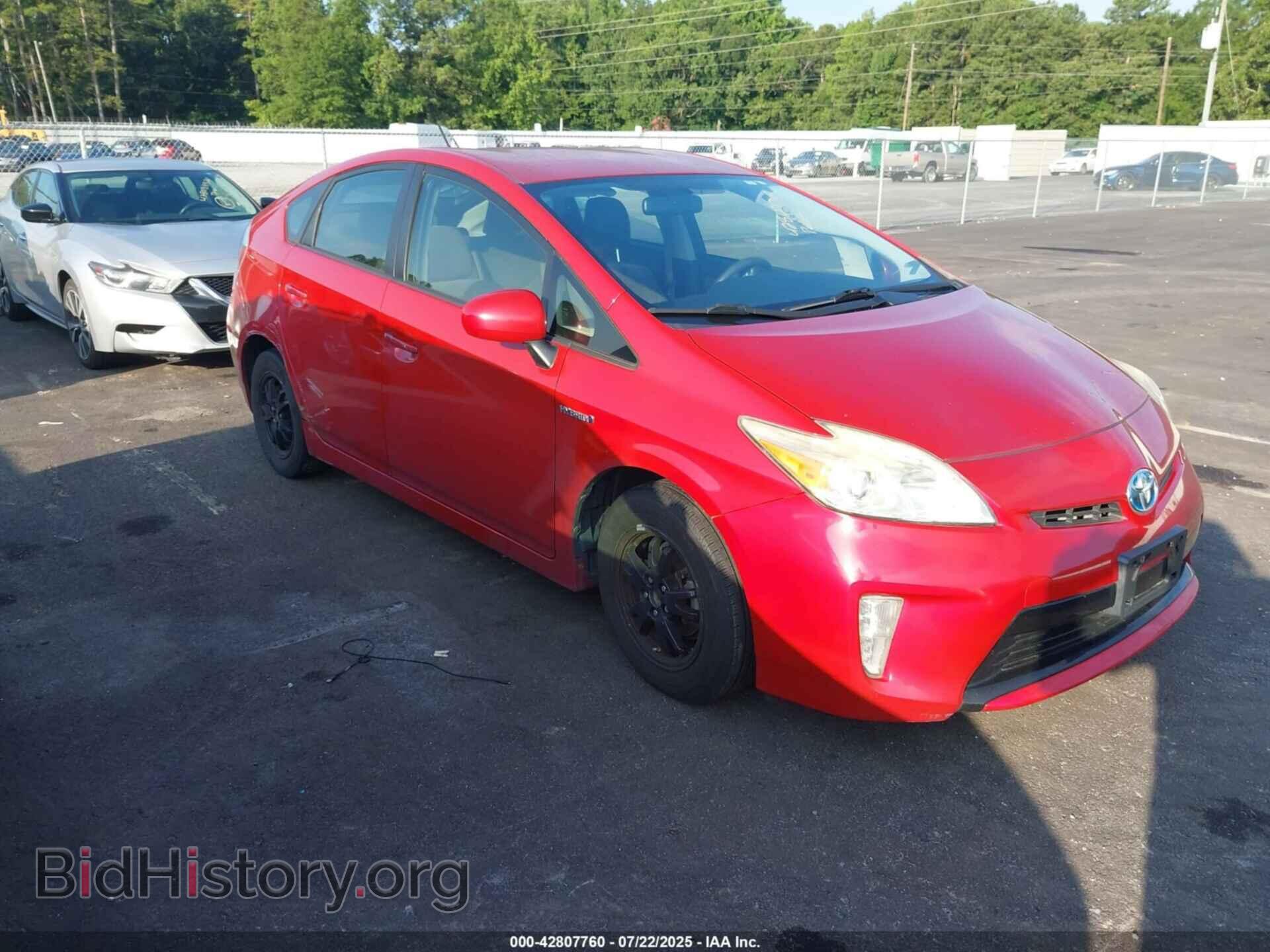 Фотография JTDKN3DU9C5510296 - TOYOTA PRIUS 2012