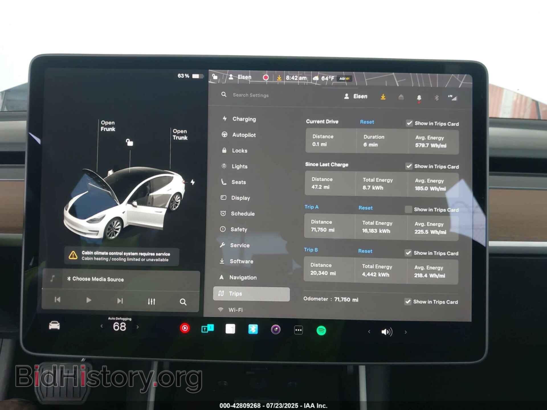 2018 TESLA MODEL 3 - VIN: 5YJ3E1EA1JF050138 - Фото 7