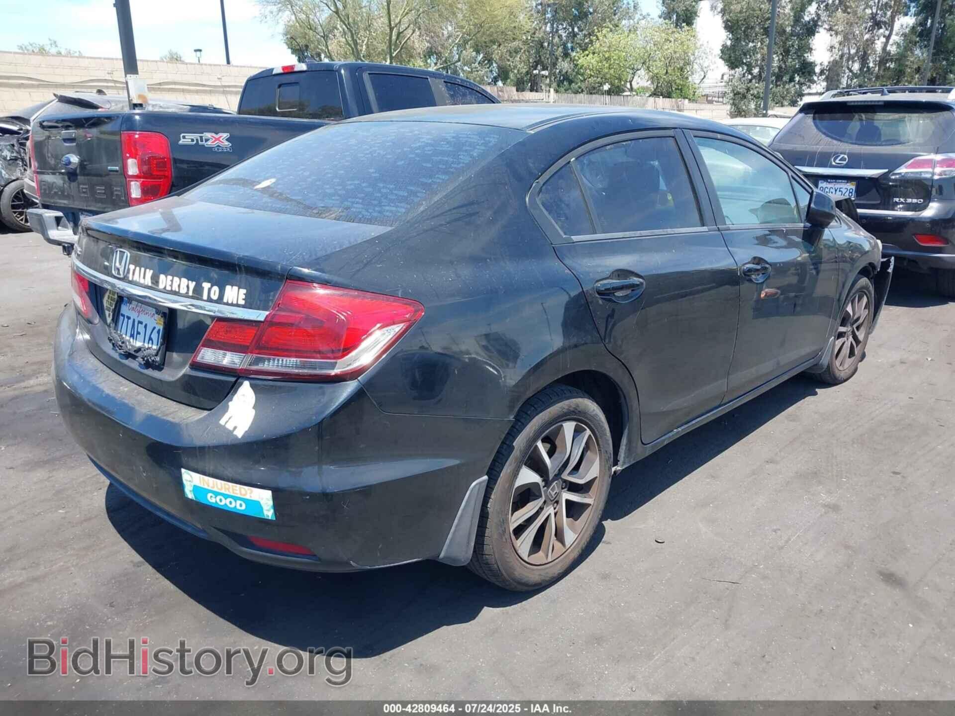 2013 HONDA CIVIC - VIN: 19XFB2F81DE211623 - Фото 4