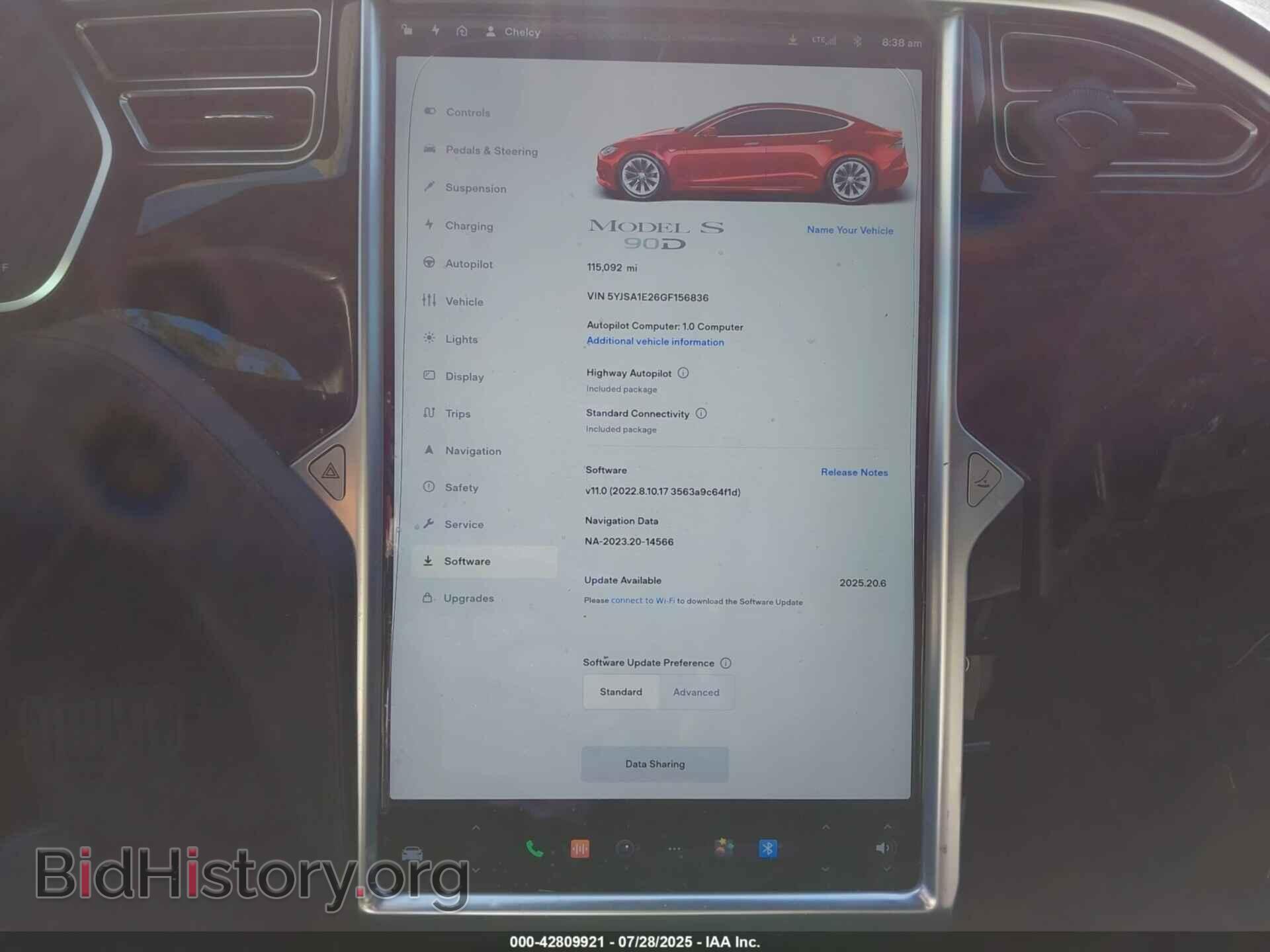 2016 TESLA MODEL S - VIN: 5YJSA1E26GF156836 - Photo 7