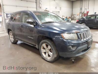 2014 Jeep COMPASS SPORT, темно-синий — VIN 1C4NJDBB2ED808780, IAAI